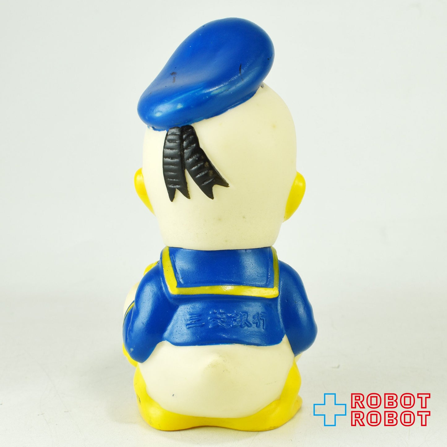 三菱銀行 ディズニー ドナルドダック 緑ネクタイ ソフビフィギュア