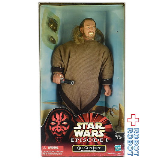 ブリスターヤケ：スター・ウォーズ エピソード1 12インチ フィギュア クワイ＝ガン・ジン タトゥイーン バージョン