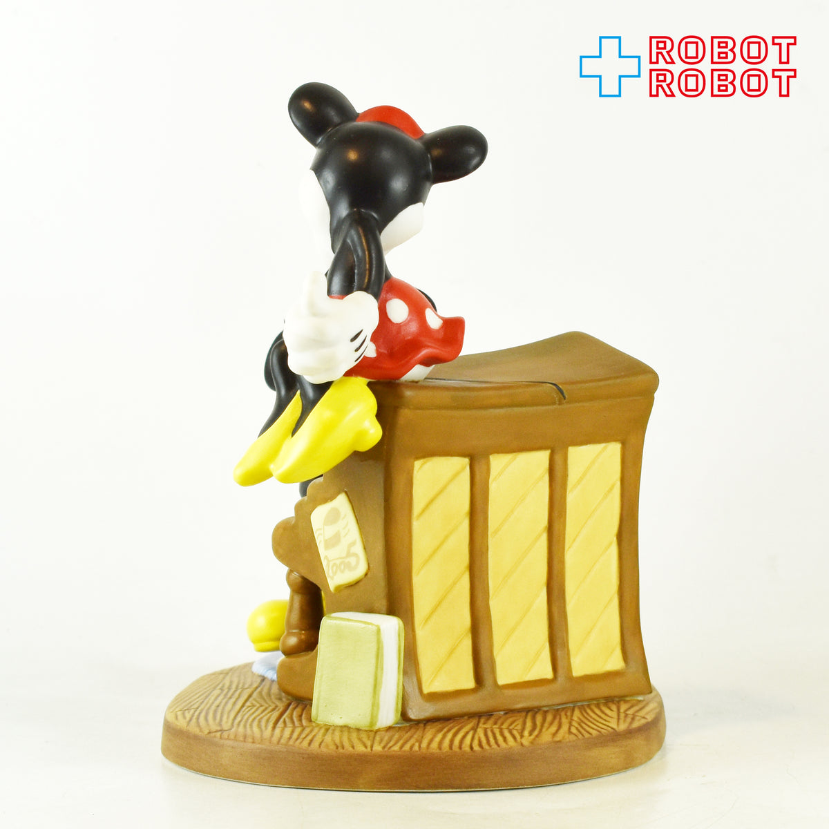加藤工芸 KD-188 イヤーフィギュア 2005 ミッキー & ミニー 陶器 フィギュアリン 箱付