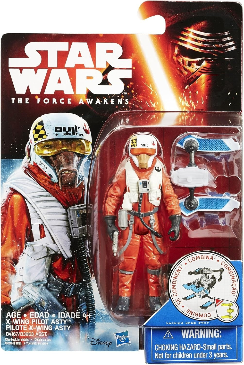 スター・ウォーズ フォースの覚醒 X-ウイング パイロット アスティ 3.75インチ アクションフィギュア US版 未開封