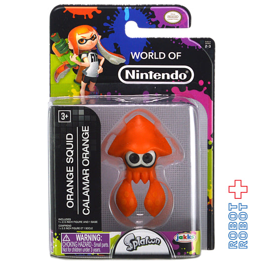 ※パッケージダメージ：ワールドオブニンテンドー series 2-3 スプラトゥーン / イカ (オレンジ) 2.5インチ アクションフィギュア 未開封