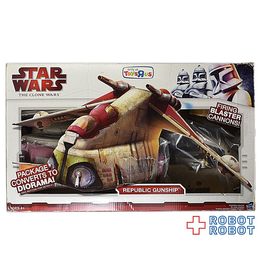 スター・ウォーズ リパブリックガンシップ トイザらス限定 クローン・ウォーズ アクションフィギュア 開封