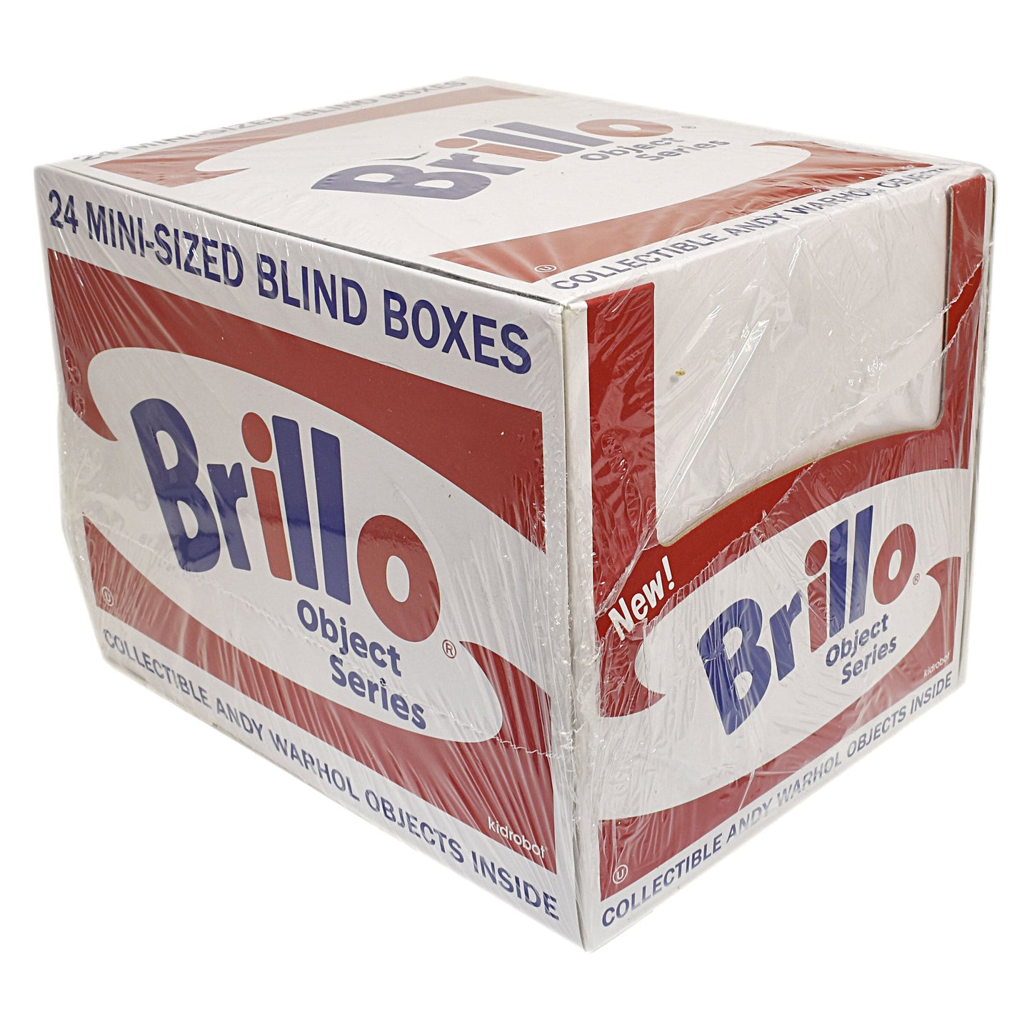 キッドロボット アンディ・ウォーホル ブリロ ボックスアートオブジェクト トレーディングフィギュア 24入ボックス 未開封