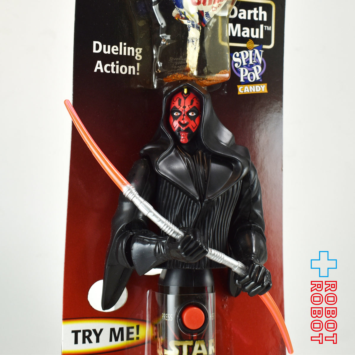 ※難あり：スター・ウォーズ ダースモール スピン ポップ キャンディホルダー フィギュア 1999 未開封