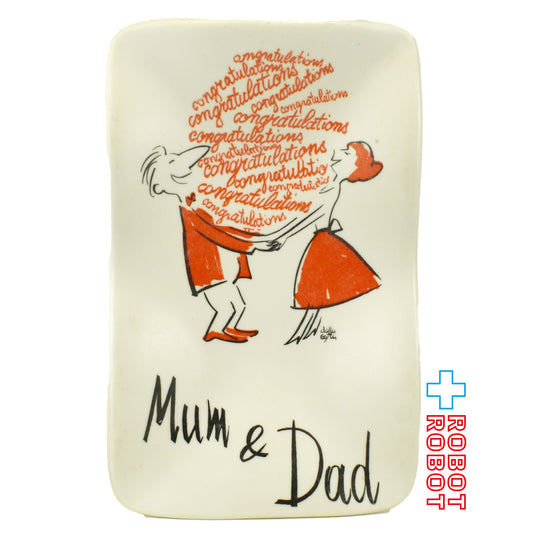 スモーククラフト社 灰皿 "Mum & Dad" 置物 スーベニア イタリア製