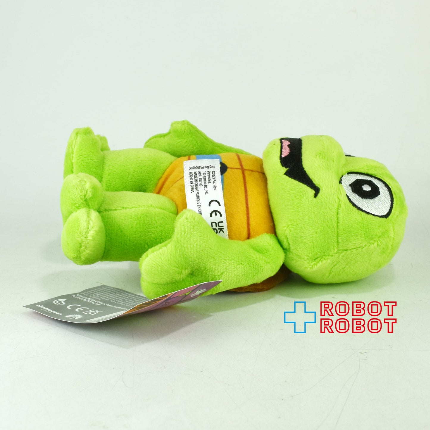 プレイメイツ タートルズ ミュータント・パニック！TMNT こどもタートル レオナルド ファニープラッシュ ぬいぐるみ人形