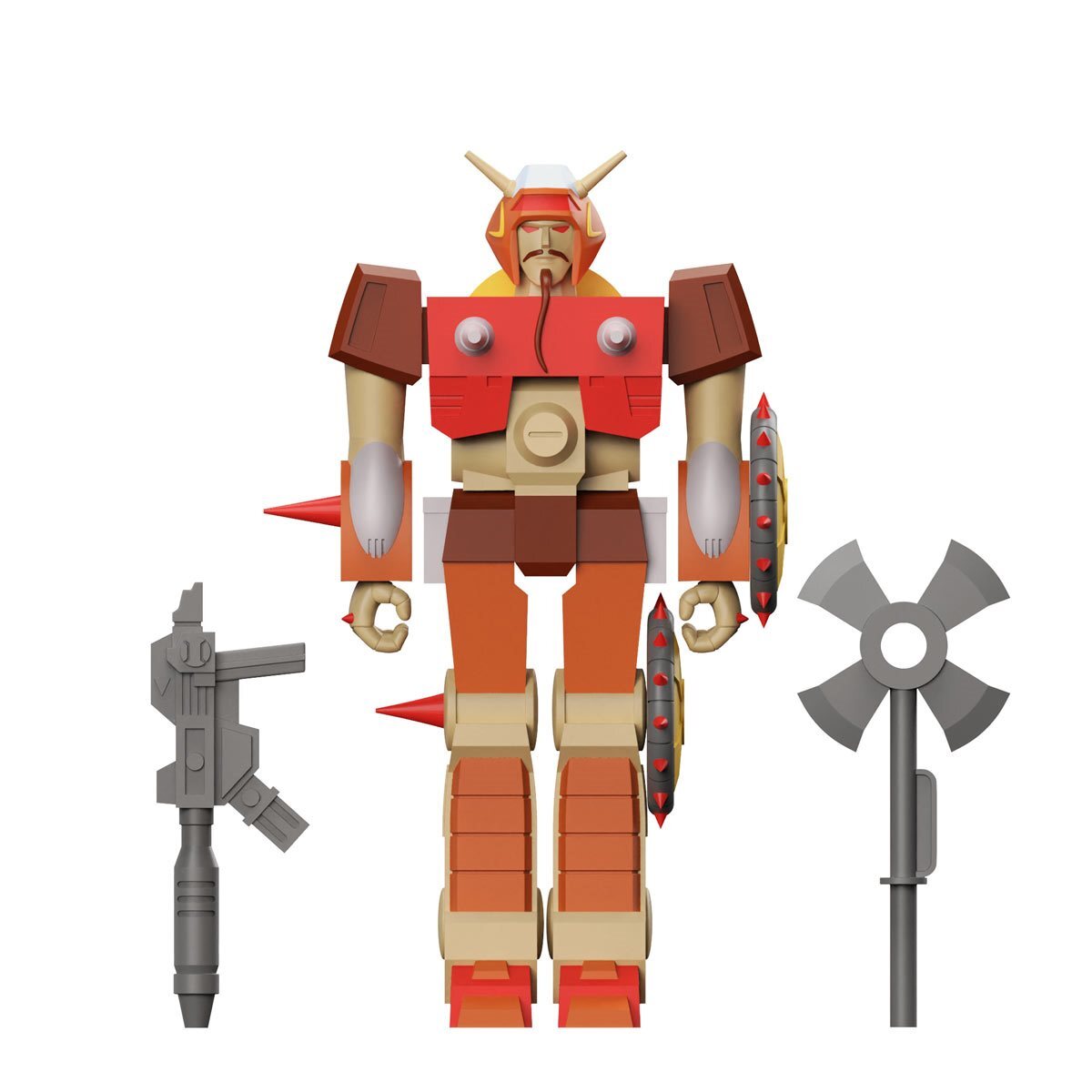 リ・アクション 超ロボット生命体トランスフォーマー ウェーブ6 レックガー G1 4インチ アクションフィギュア (スーパー7) 未開封