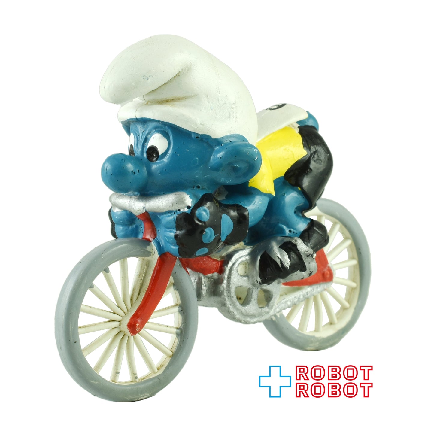 スマーフ #40501 スーパースマーフ 競輪 ゼッケン番号6 PVC フィギュア