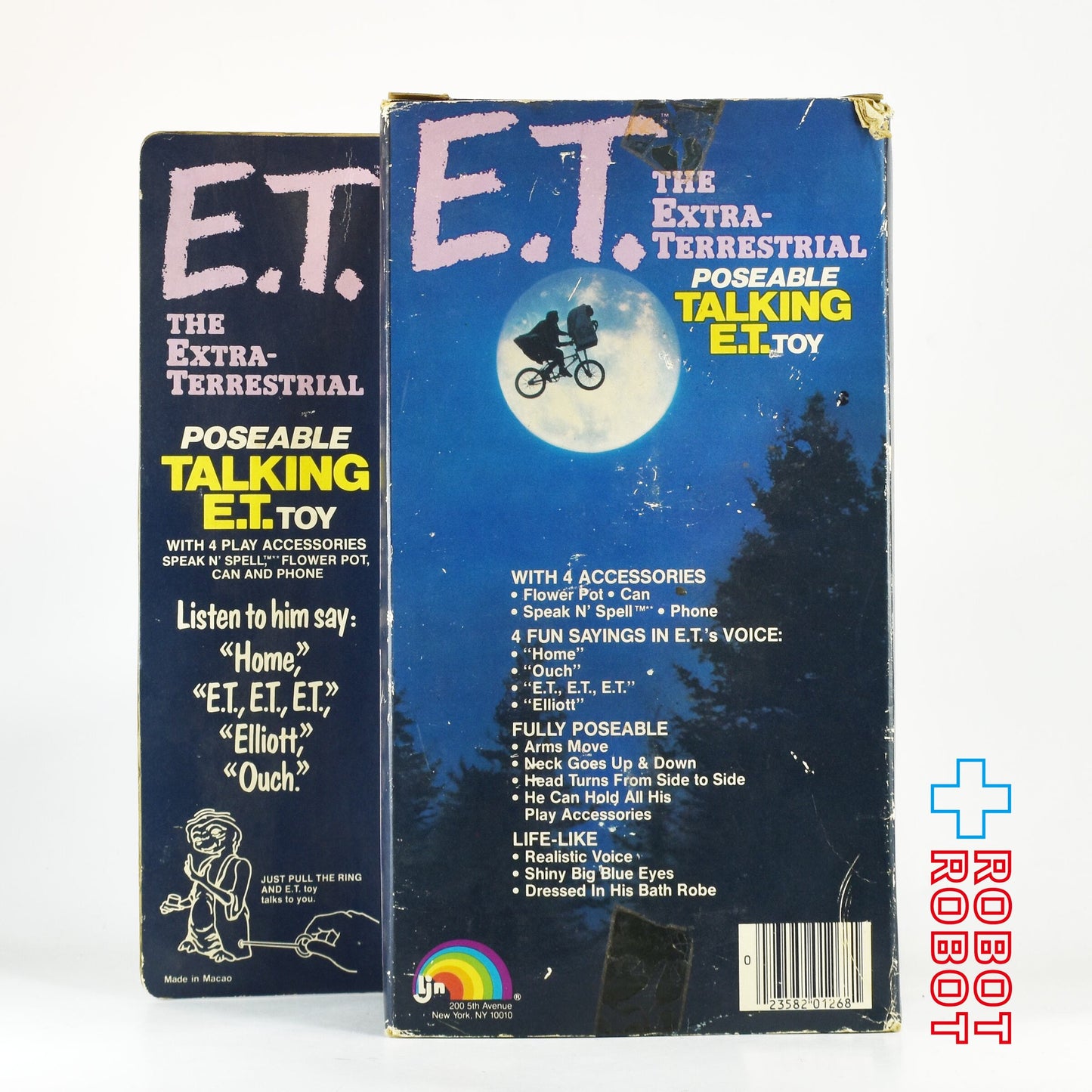 LJN社 E.T トーキング フィギュア 1982 青ガウン 開封 箱入