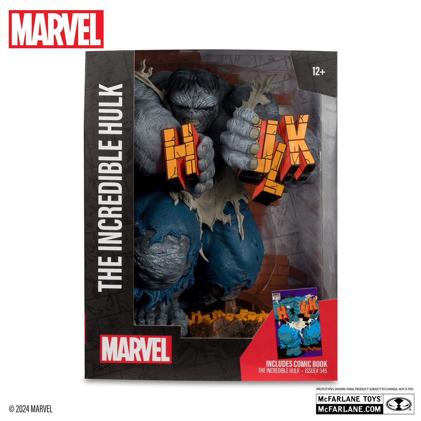 マクファーレン・トイズ マーベル シーン・フィギュア #003 インクレディブル・ハルク トッド・マクファーレン・トイズ／The Incredible Hulk Vol.1 #345 1/6 スタチューフィギュア 未開封