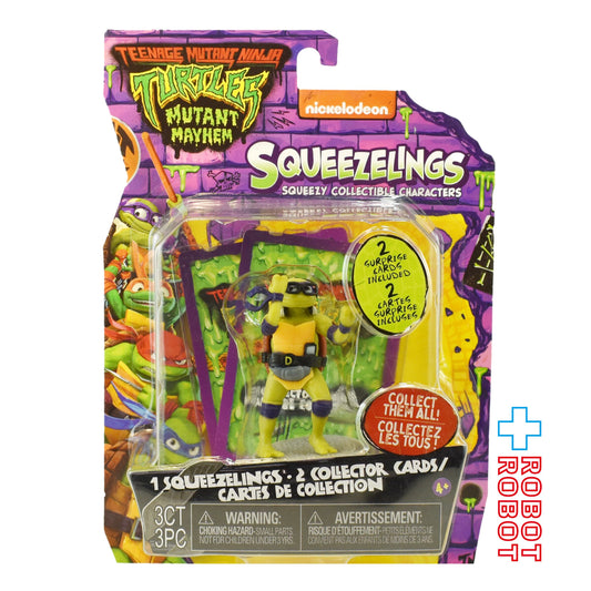 プレイメイツ ティーンエイジ・ミュータント・ニンジャ・タートルズ  ミュータント・パニック！TMNT ドナテロ スクイーズ フィギュア コレクターカード付き 未開封
