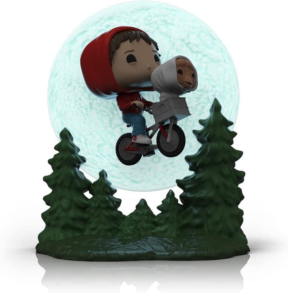ファンコ POP! モーメント 1259 E.T. 40th エリオットとE.T. ビニールフィギュア 箱入未開封
