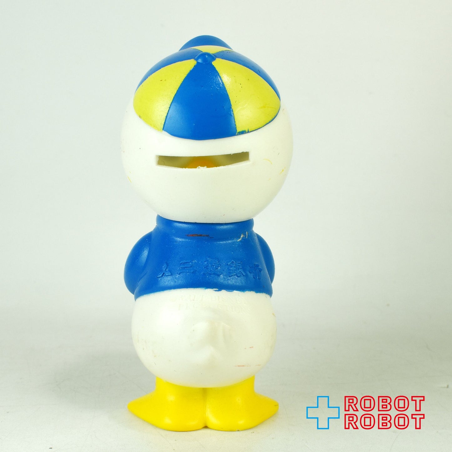 三菱銀行 ディズニー デューイ・ダックナヒュー 野球 ソフビ貯金箱