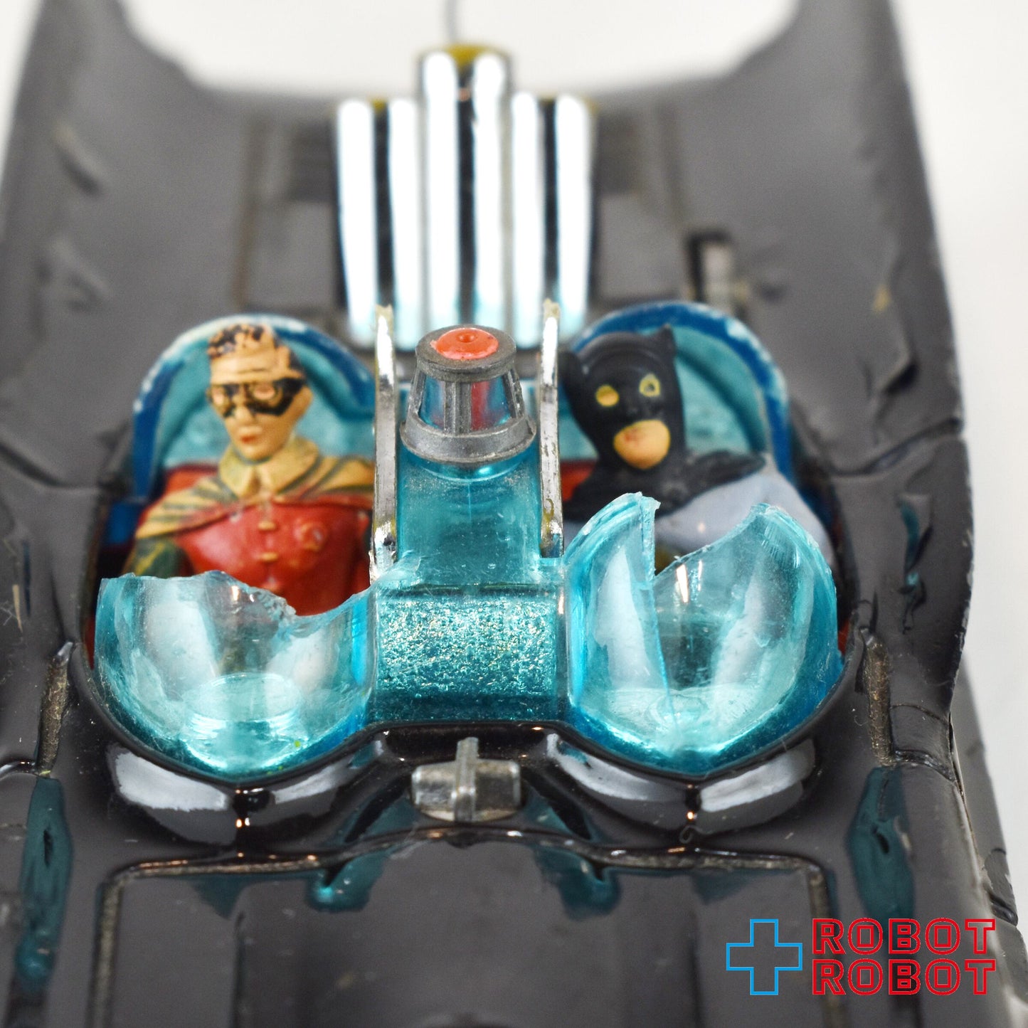 コーギー Corgi 267 ロケットファイアリング バットモービル w/ バットマン & ロビン ダイキャスト ミニカー 箱付