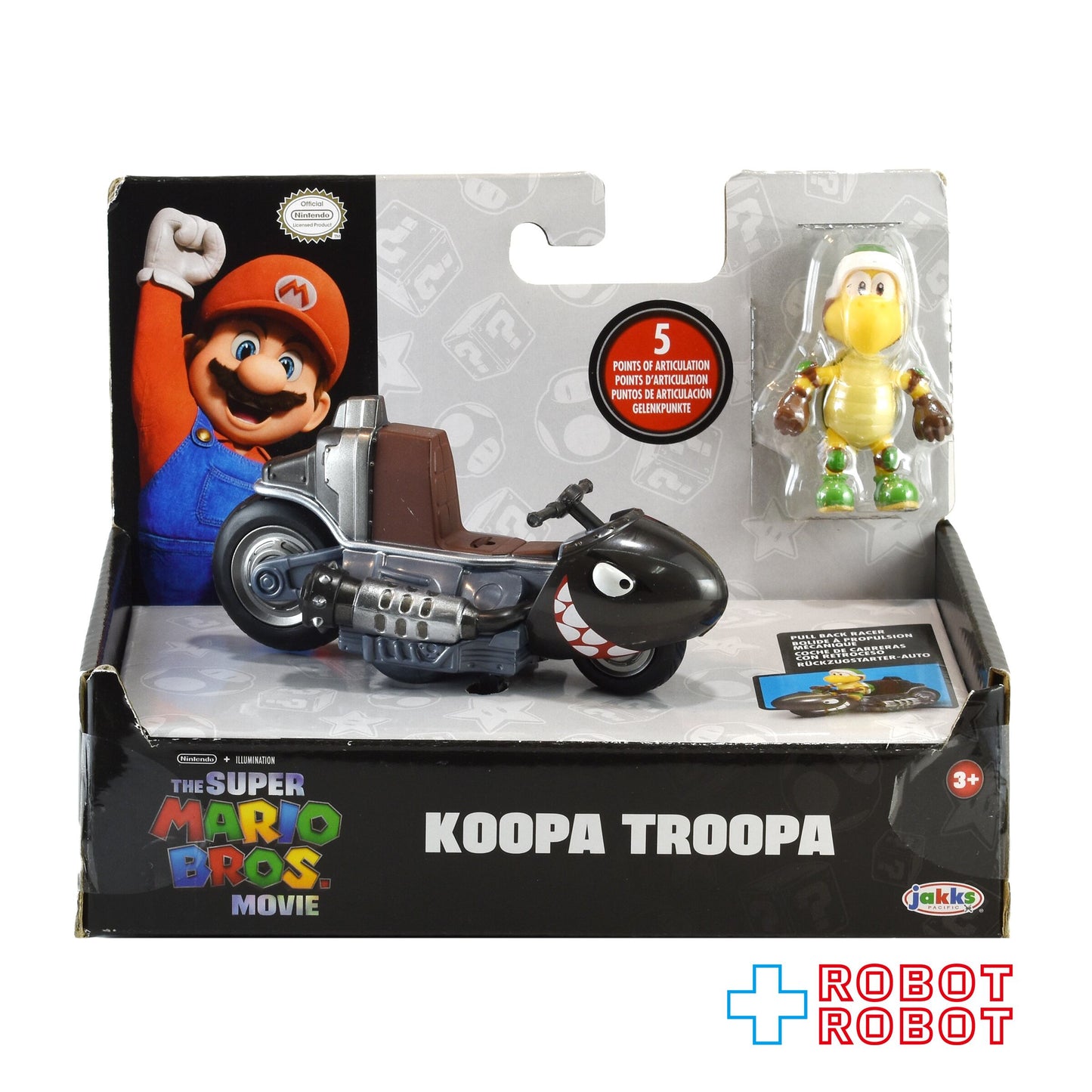 スーパーマリオブラザーズ・ムービー ノコノコ w/カート プルバックレーサー 新品