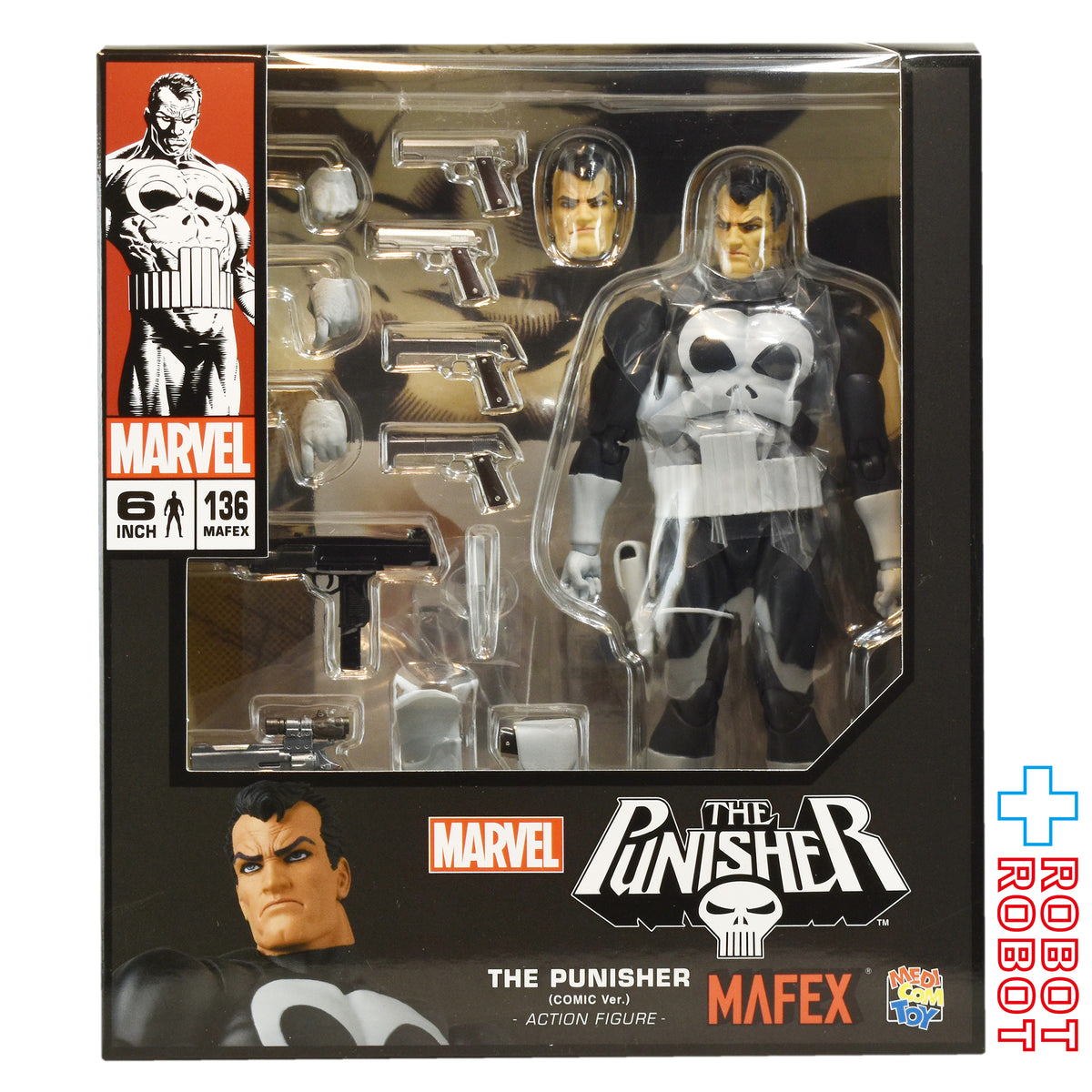 メディコム・トイ MAFEX マフェックス No.136 パニッシャー コミック Ver. アクションフィギュア 未開封