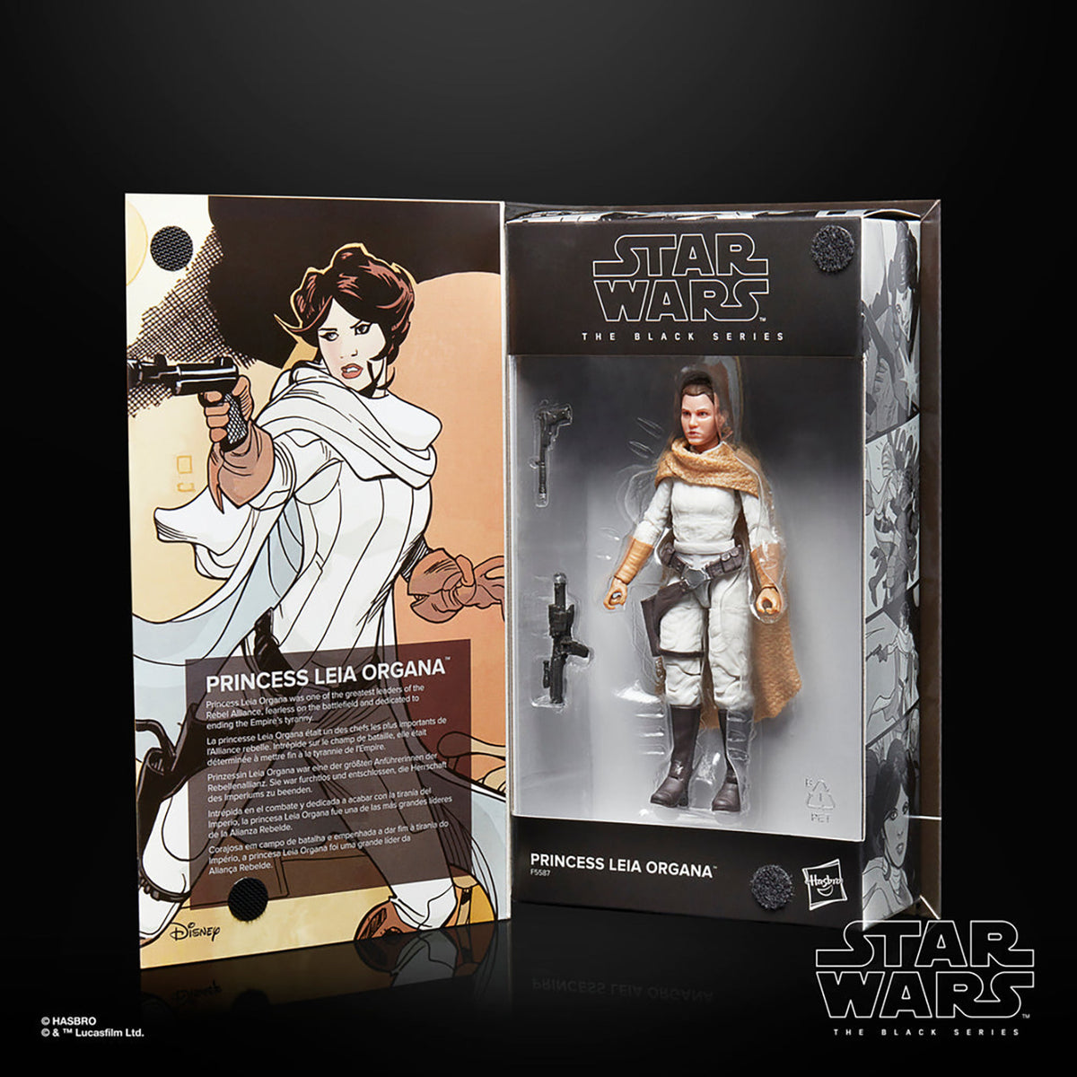 スター・ウォーズ ブラックシリーズ 50周年記念版 プリンセス レイア・オーガナ [コミック] 6インチフィギュア