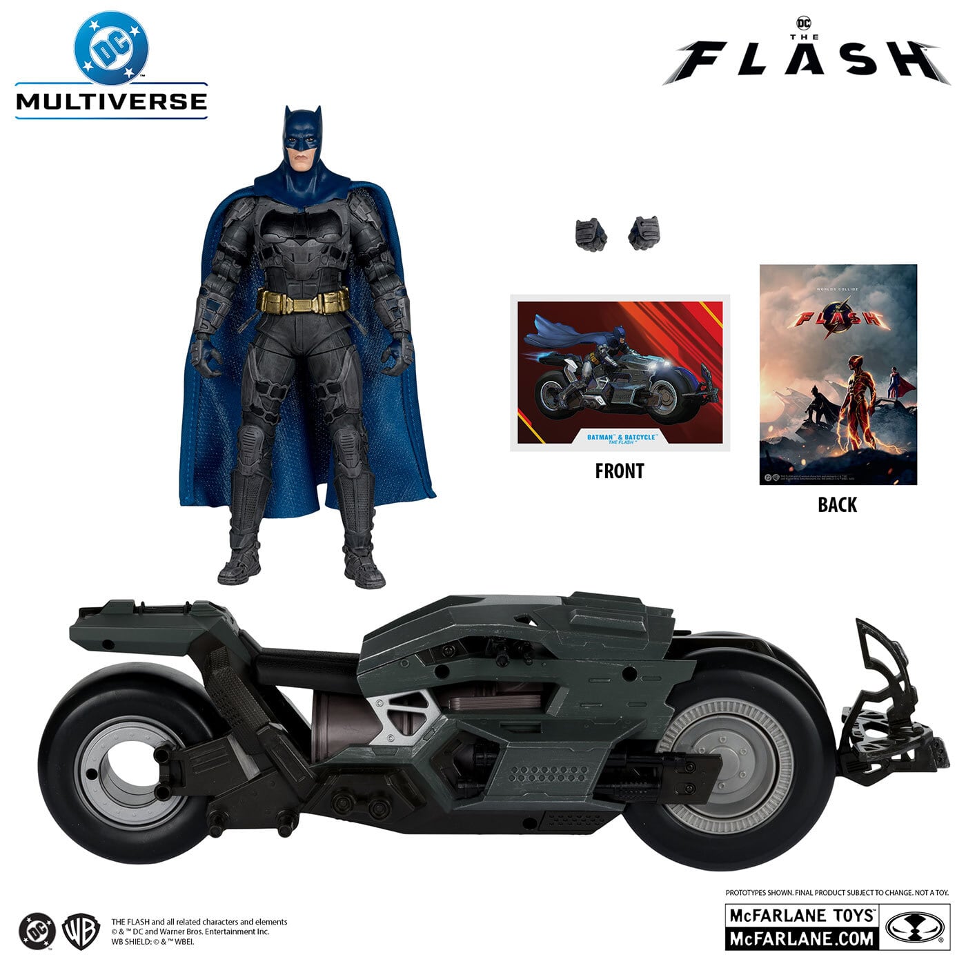 DC マルチバース 映画『ザ・フラッシュ』バットマン＆バットサイクル 7