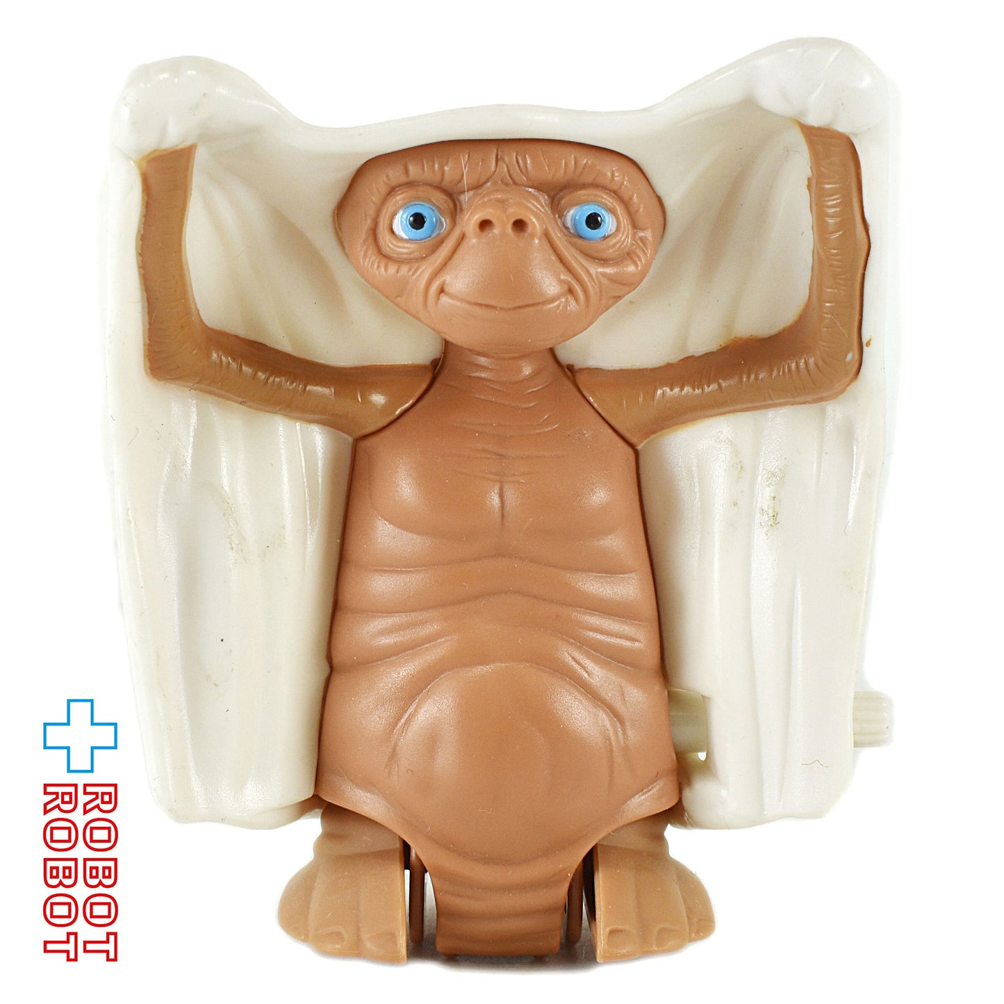 E.T. 20周年 シーツかぶり ぜんまいトコトコ フィギュア フランス クイックバーガー ミールトイ 2002 袋入未開封