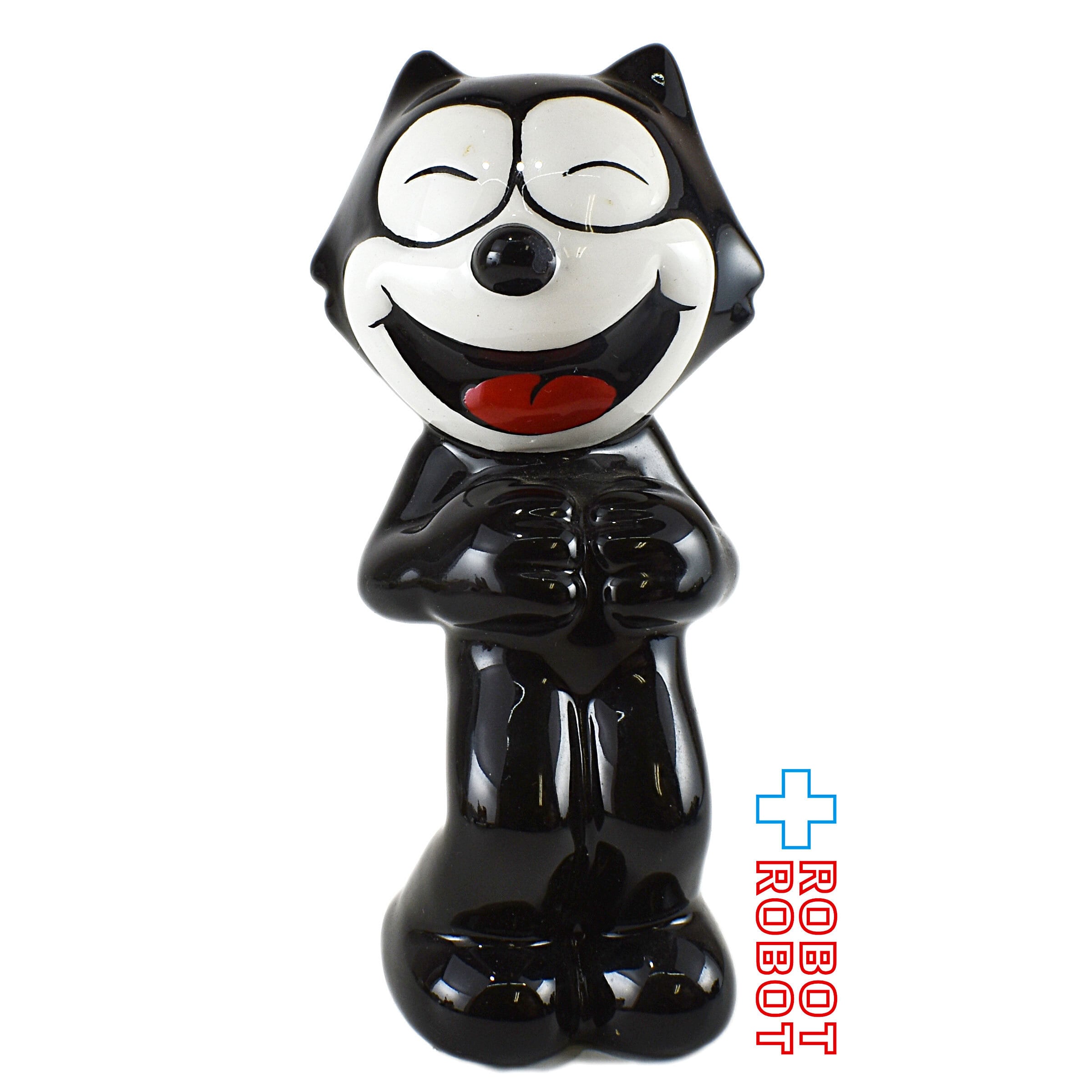 【レア】フェリックス・ザ・キャット　ソルト＆ペッパー フィリックス・ザ・キャット 陶器製 ソルト＆ペッパー クレイアート社
