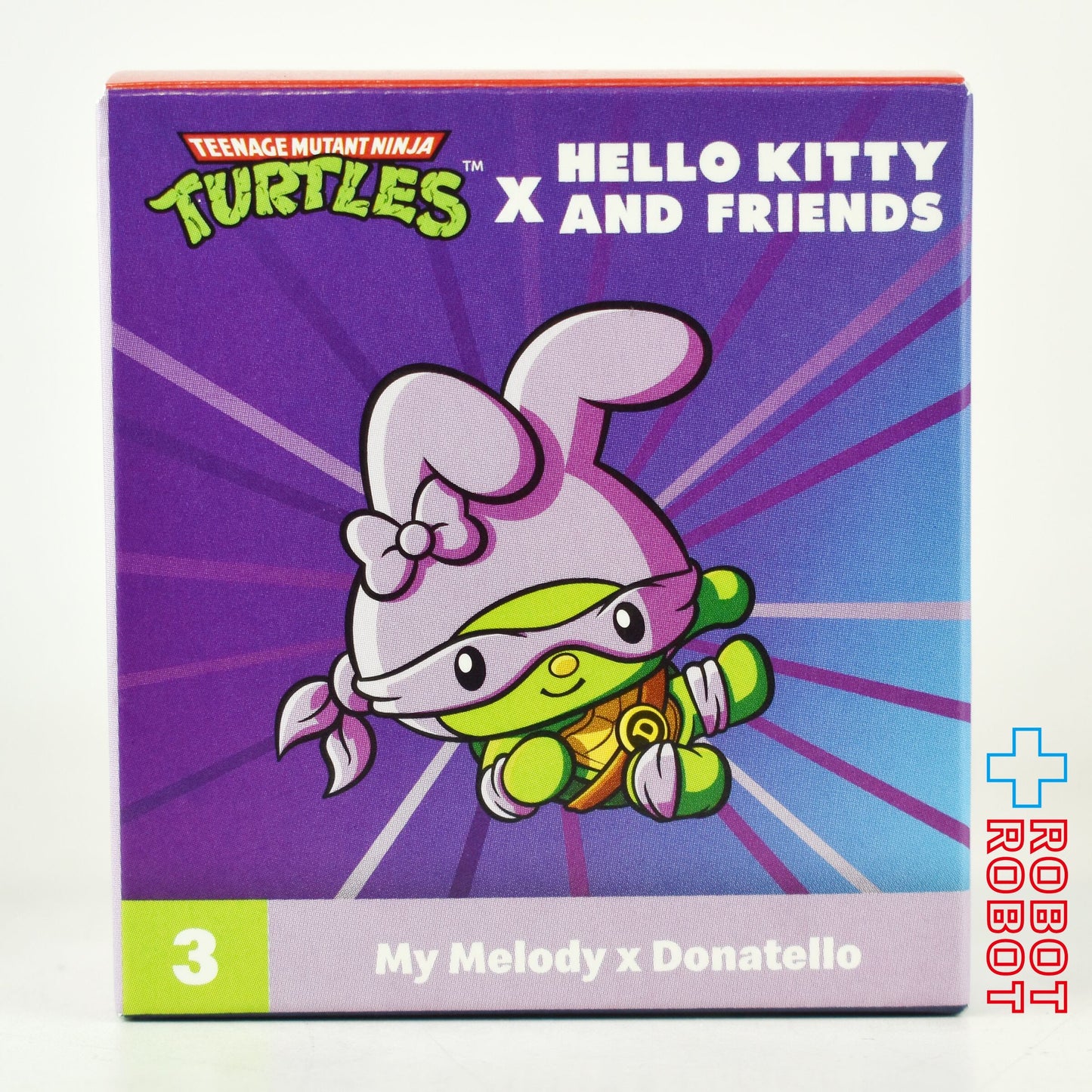 マクドナルド ハローキティ&フレンズ × タートルズ マイメロディ × ドナテロ フィギュア ハッピーミールトイ 2025 カード付き アメリカ限定 日本未発売