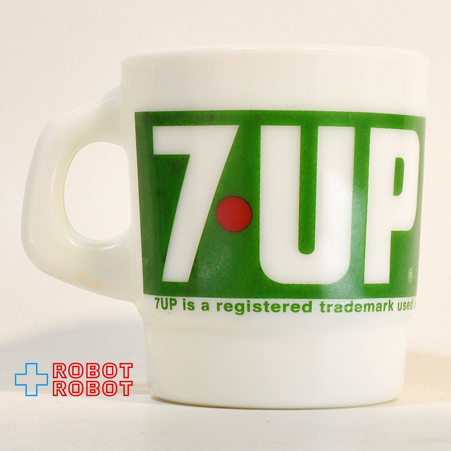 7UP セブンアップ ミルクグラス マグカップ