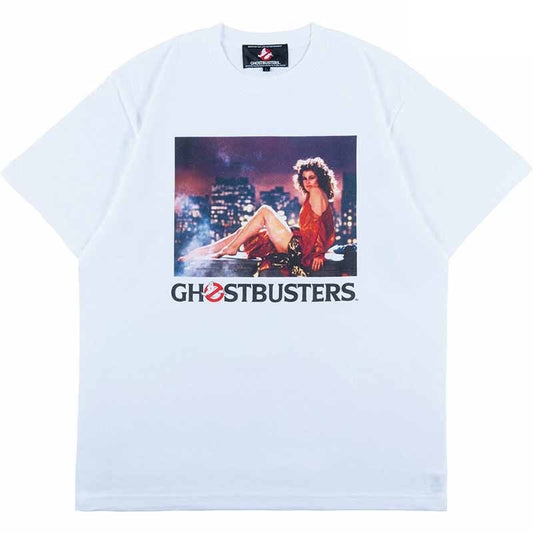 メディコム・トイ MLE ゴーストバスターズ ディナ・バレット ホワイト Tシャツ XLサイズ 紙タグ付き