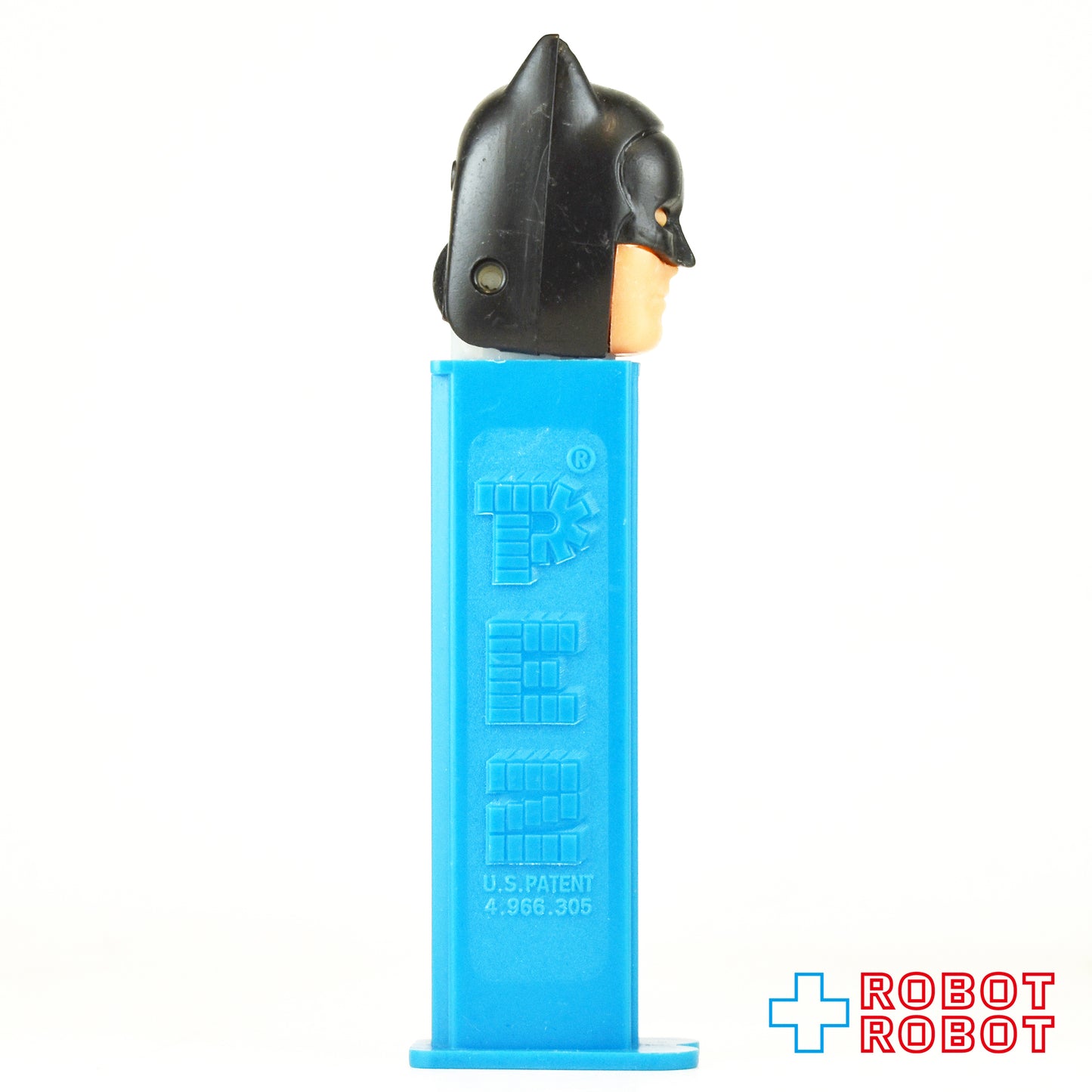 PEZ DC バットマン ショートイヤーズ 黒ヘッド青色ステム ディスペンサー