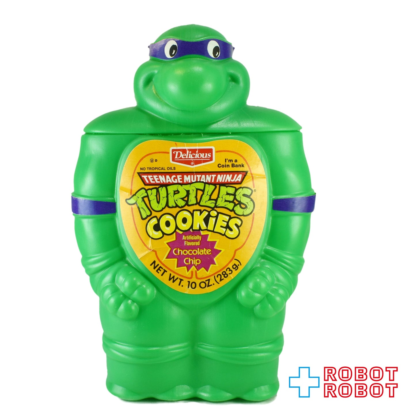 ティーンエイジ・ミュータント・ニンジャ・タートルズ レオナルド ポリ貯金箱 デリシャス 1990