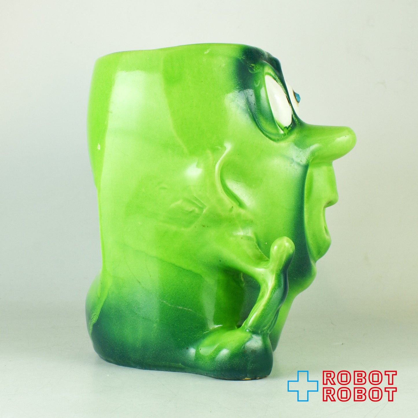 クレイス社 サイコセラミック 頭に銃を突きつけるおっさんのマグカップ 1960年代 ジャパン