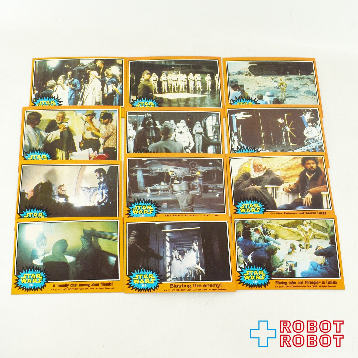 トップス スター・ウォーズ トレーディングカード 第5シリーズ (オレンジ枠) 空箱＆カード77枚