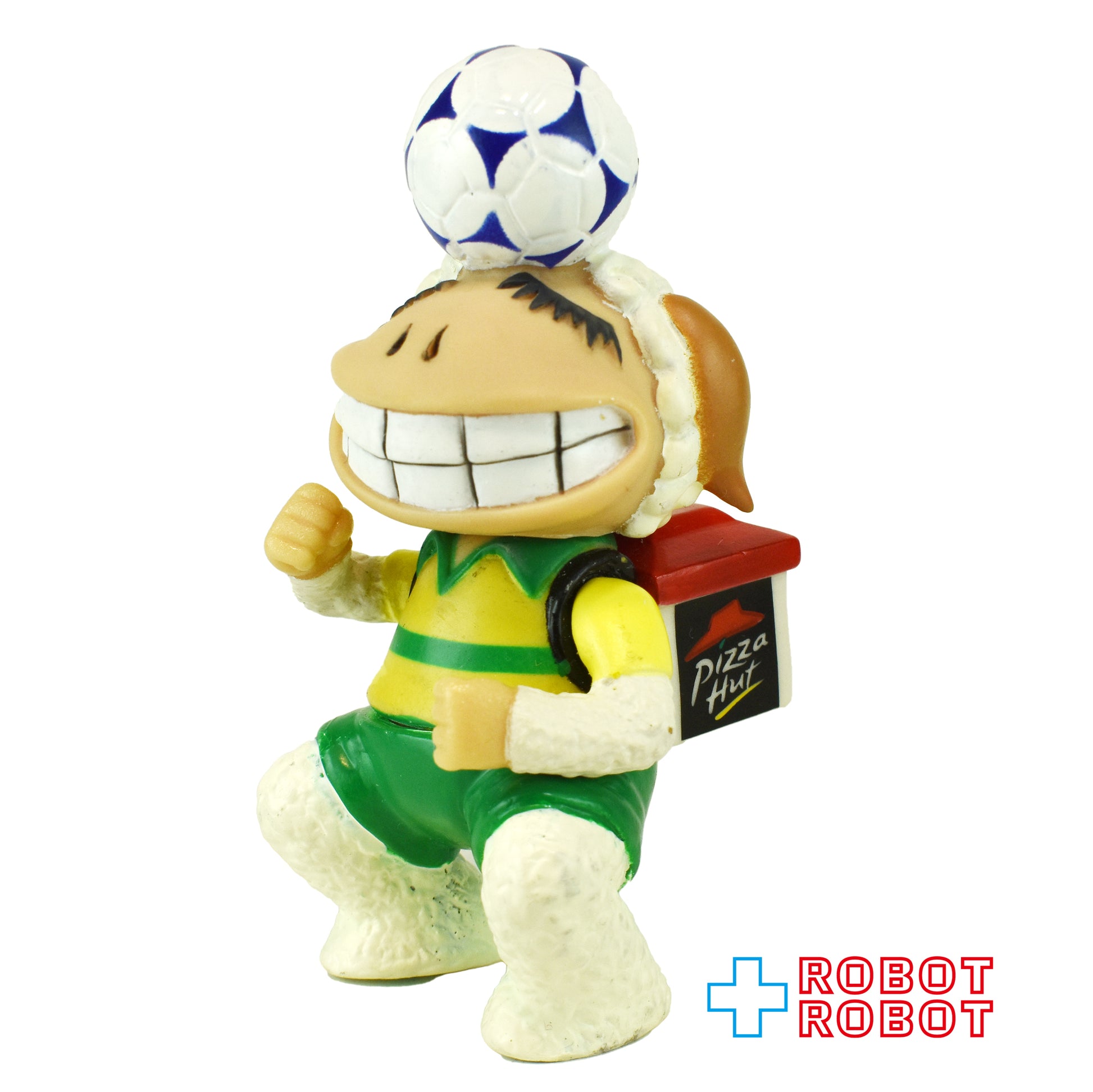 ピザハット サッカーボールを頭に乗せる羊 黄ユニフォーム フィギュア