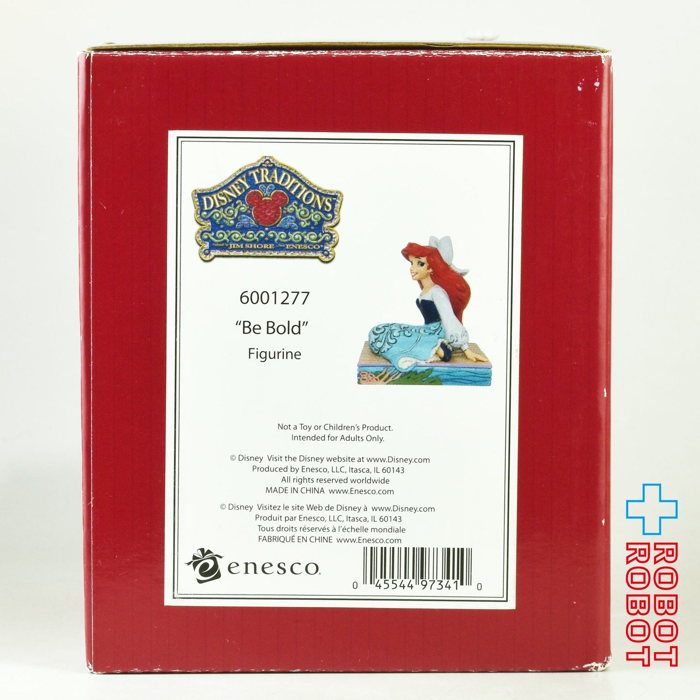 エネスコ ディズニー・トラディションズ リトル・マーメイド アリエル ビーボールド フィギュア 箱付