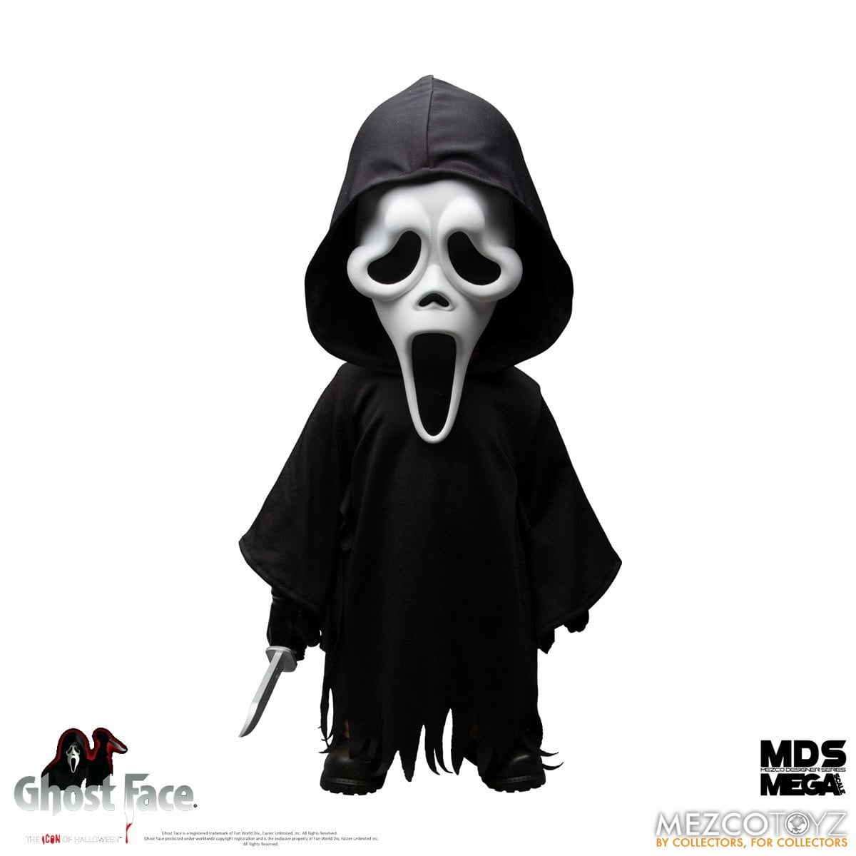 メズコ MDS デザイナーシリーズ スクリーム ゴーストフェイス 15インチ メガスケール アクションドール 箱入未開封