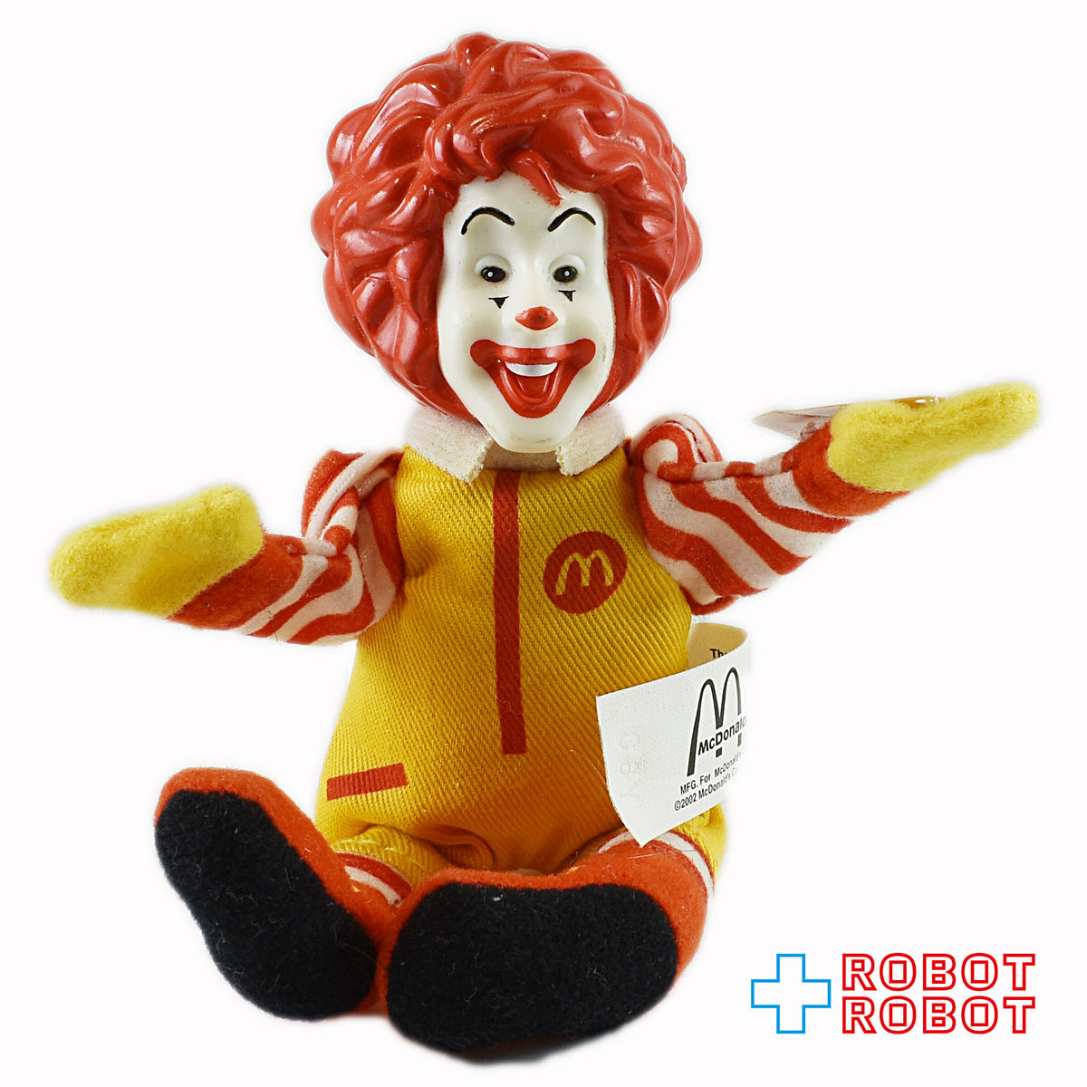 マクドナルド ロナルド ミニプラッシュ指人形 ワールドチルドレンズデイ ハッピーミールトイ 2002 紙タグ付