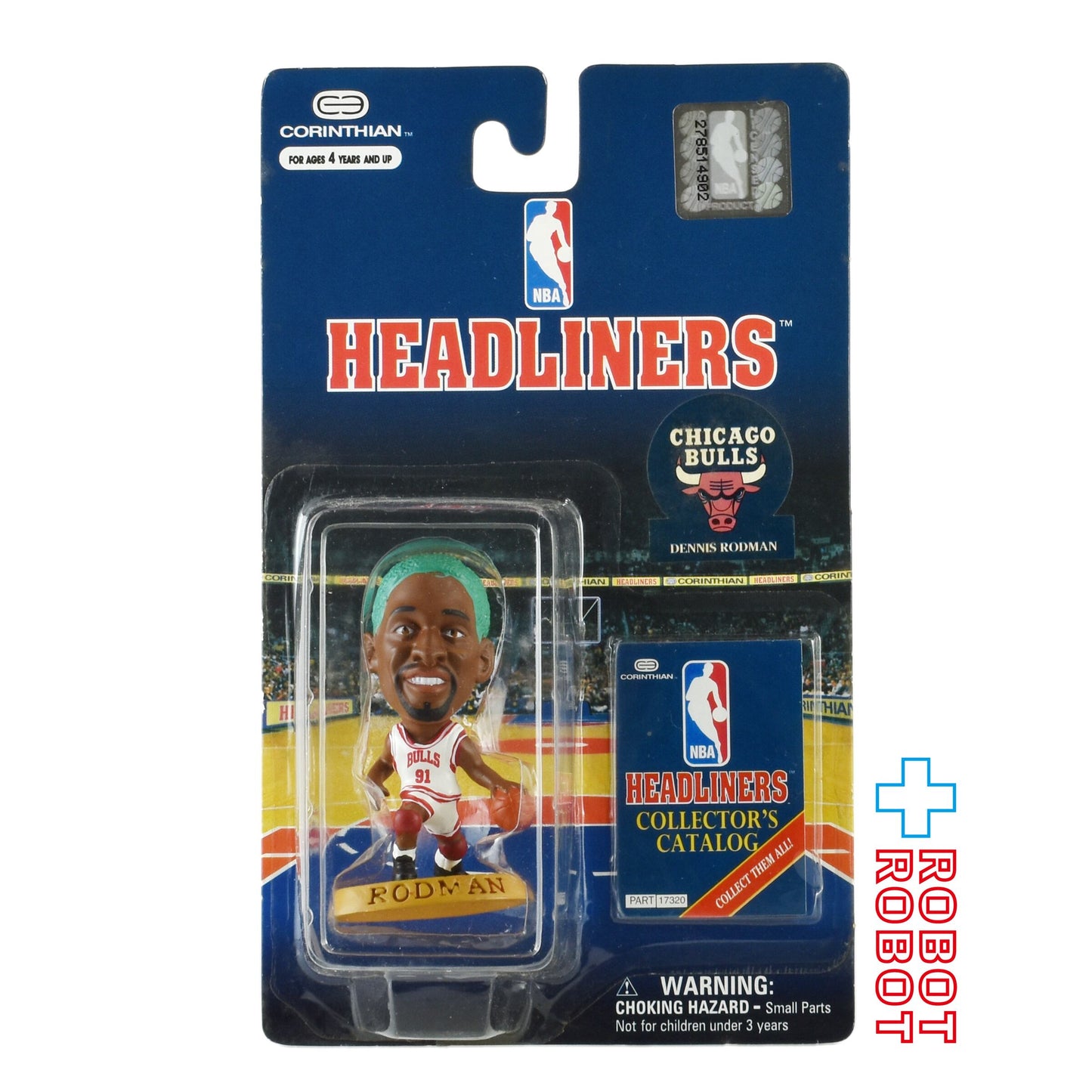 NBA ヘッドライナーズ シカゴ・ブルズ デニス・ロッドマン フィギュア 未開封