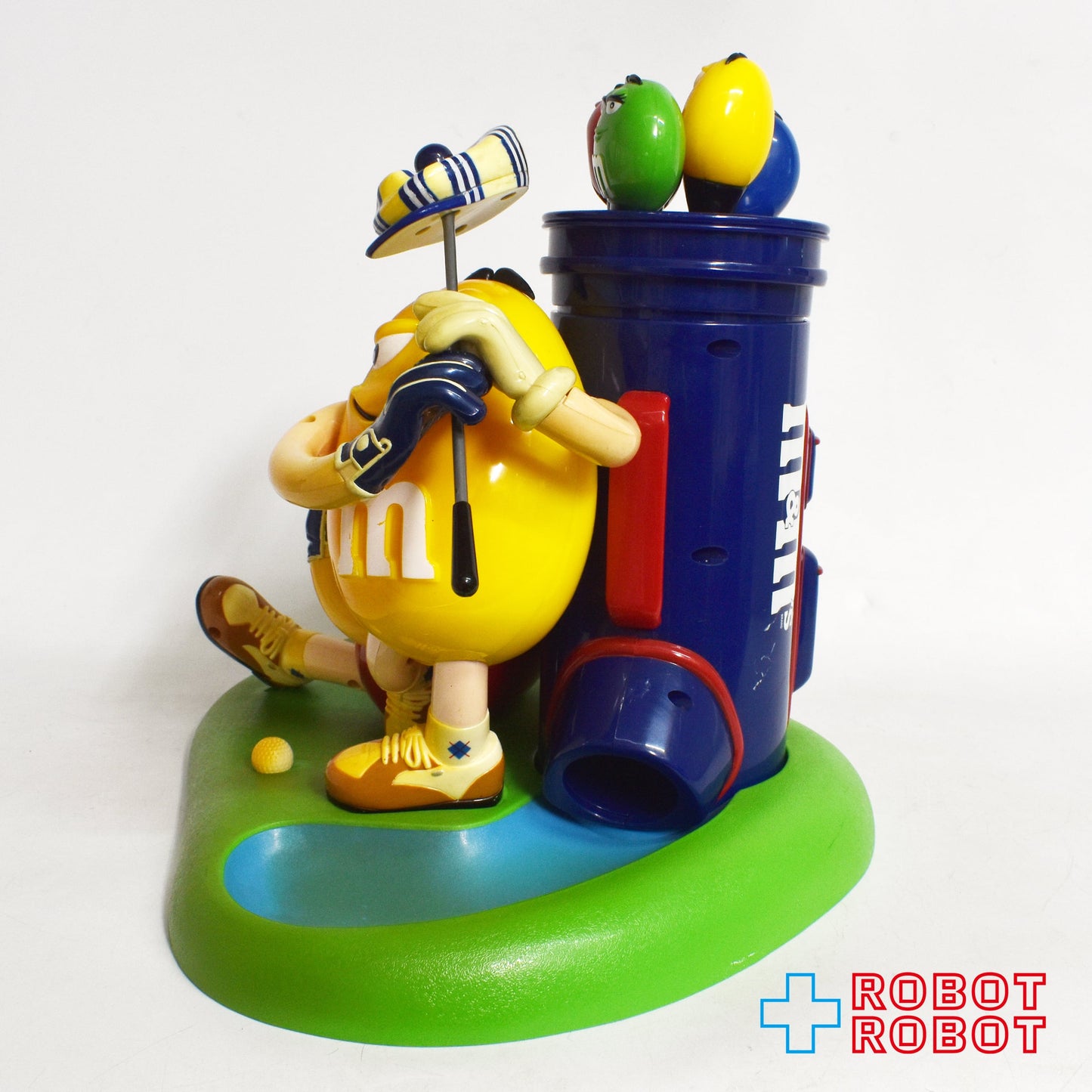 M&M's レッド＆イエロー ゴルフ マリガン・ヴィル ディスペンサー 限定版カラー ※難あり - ROBOTROBOT