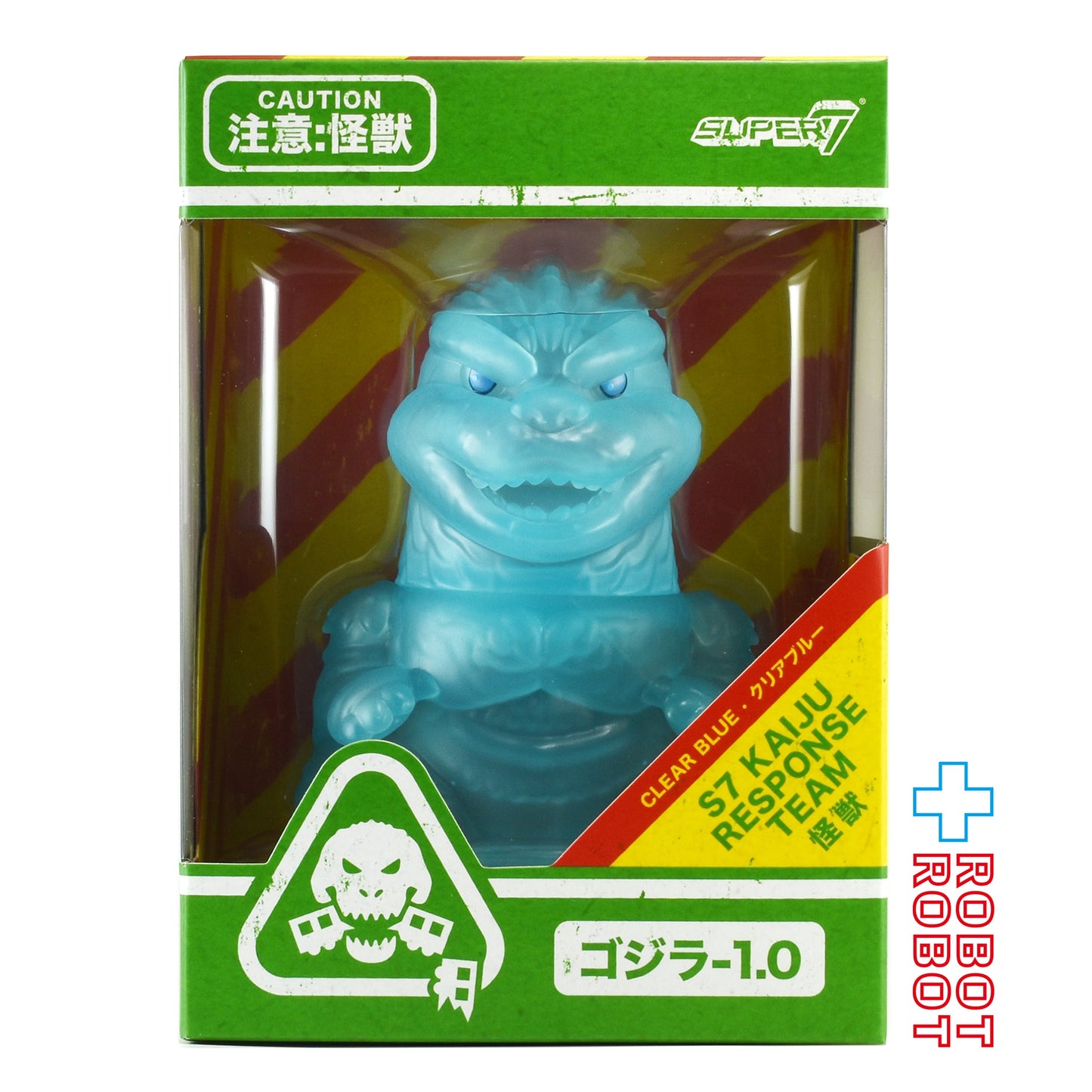 スーパー7  東宝 ファン！ファン！ ゴジラ -1.0 クリアブルー ソフビフィギュア 未開封