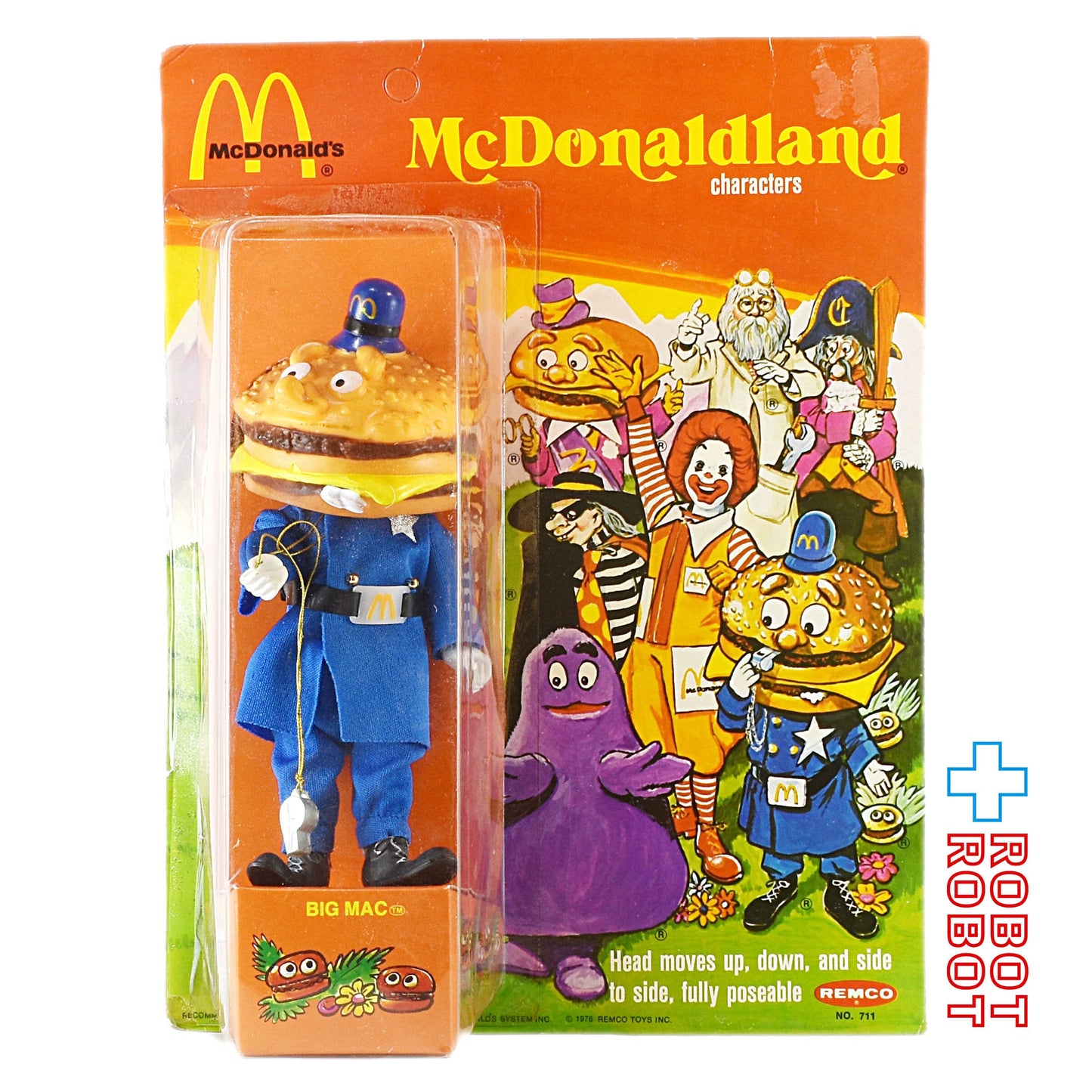 レムコ社 マクドナルドランド ビッグマックポリス フィギュア スモールヘッド 開封