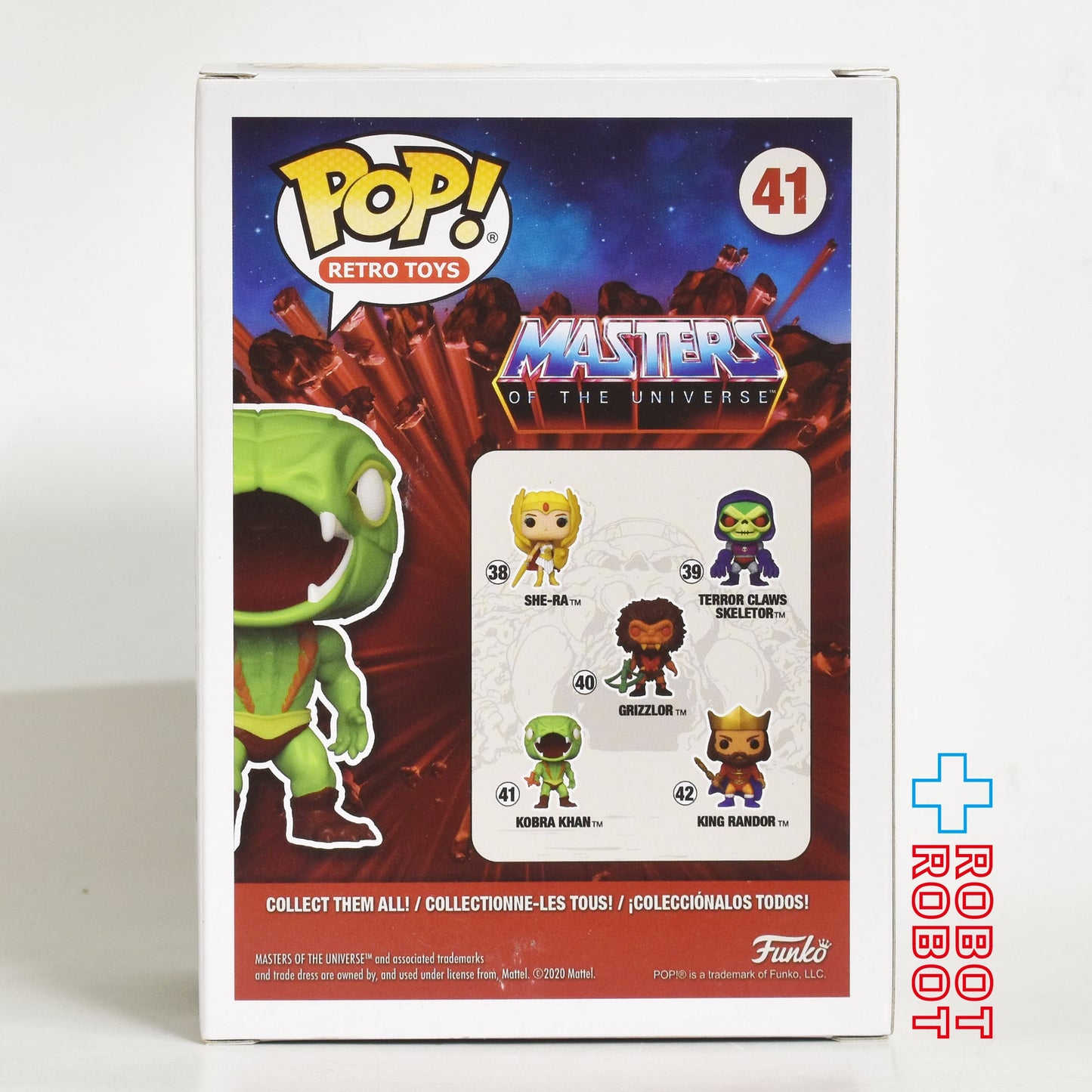 ファンコ POP! レトロ トイ マスターズ・オブ・ザ・ユニバース 41 コブラカーン ビニールフィギュア 箱入