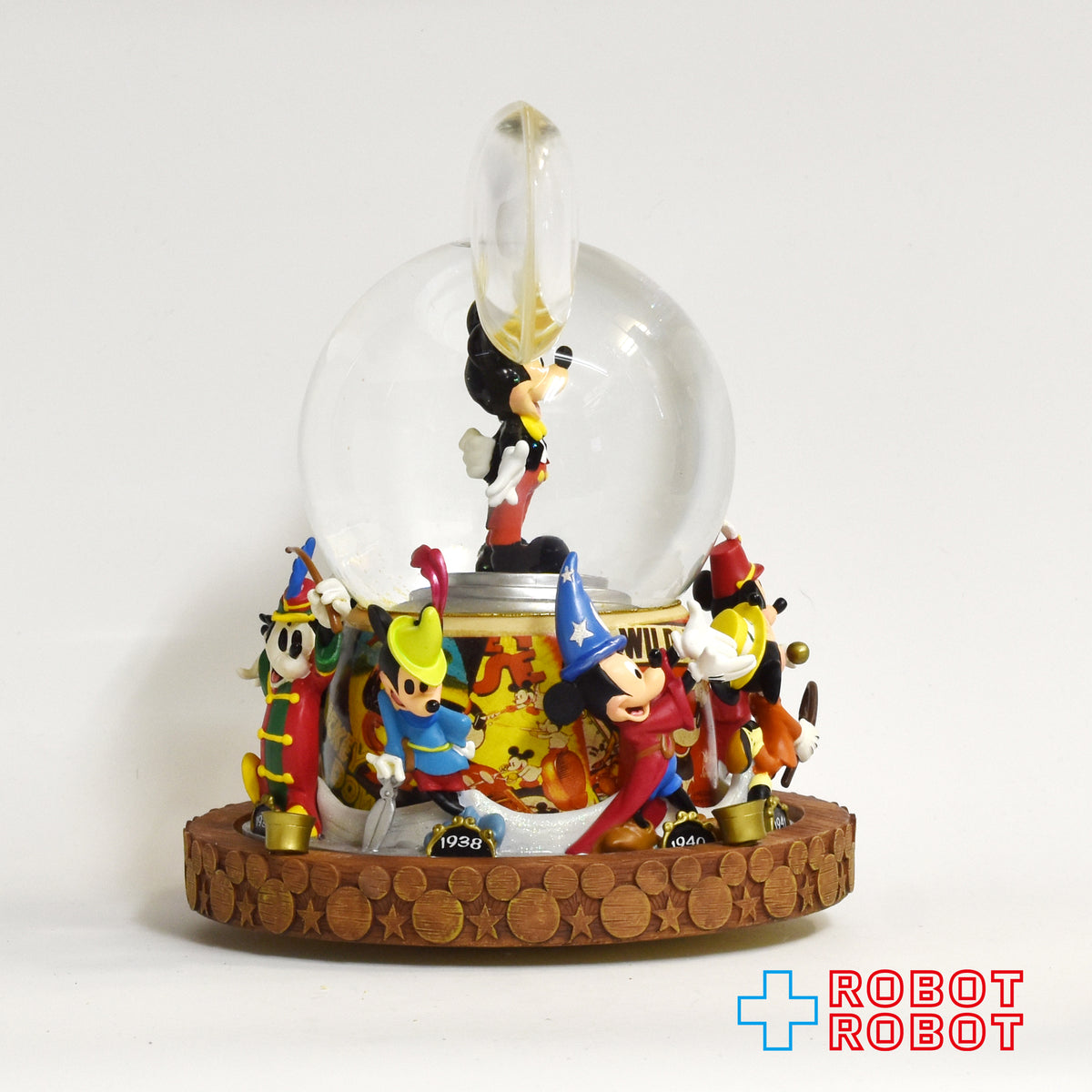 WDW ディズニー ミッキーマウス ミュージカル ムーブメント オルゴール スノーグローブ スタチュー フィギュア 箱入 ※難有り