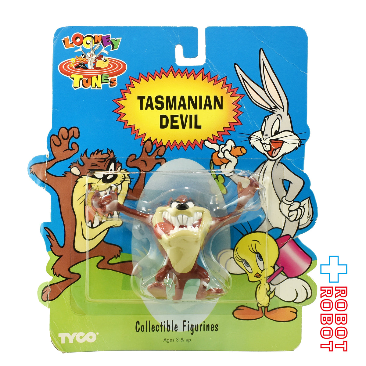 タイコ社 ルーニー・テューンズ タズマニアン・デビル PVCフィギュア 未開封 ※パッケージにダメージ