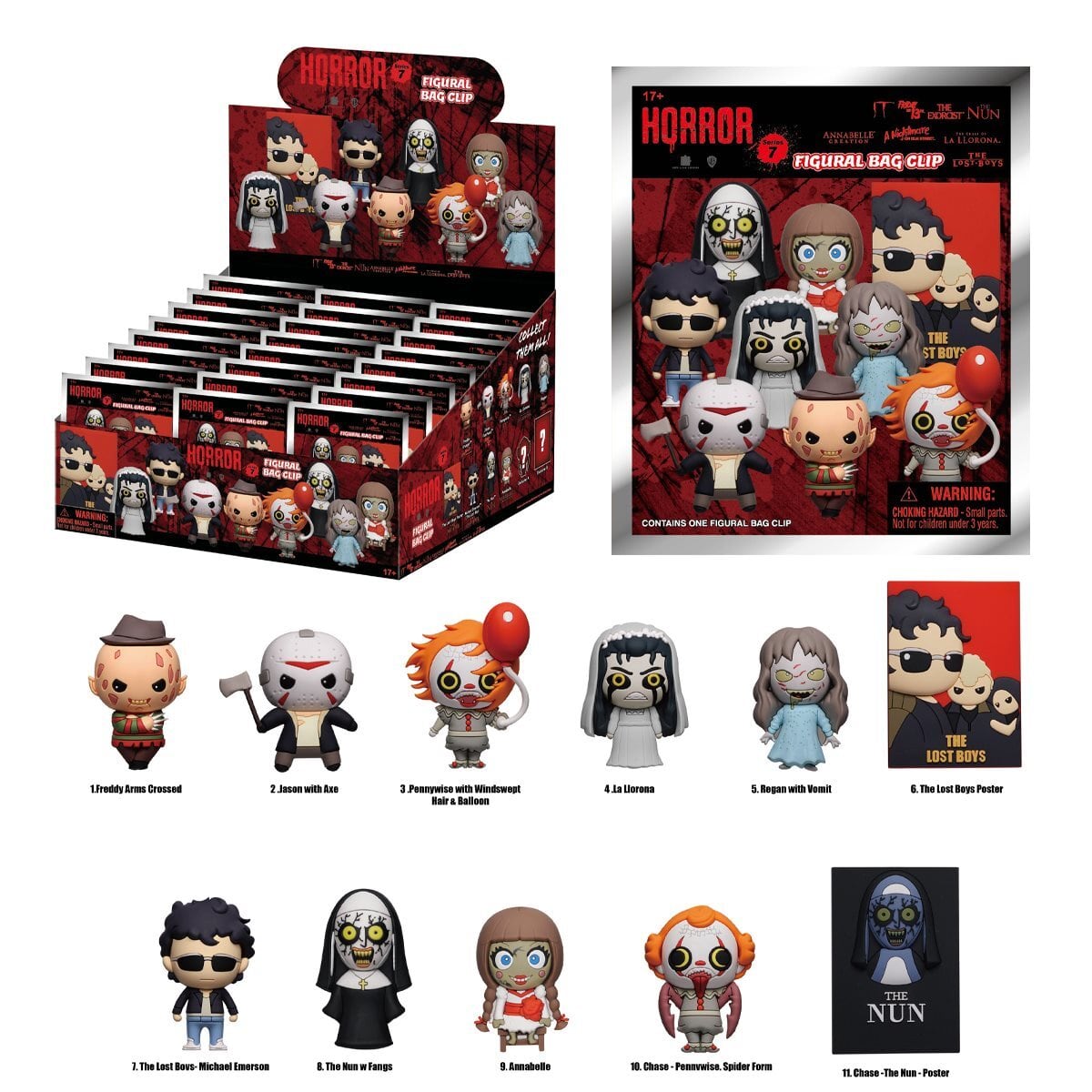 モノグラム フィギュラルキーチェーン ホラー シリーズ7  1パック 未開封