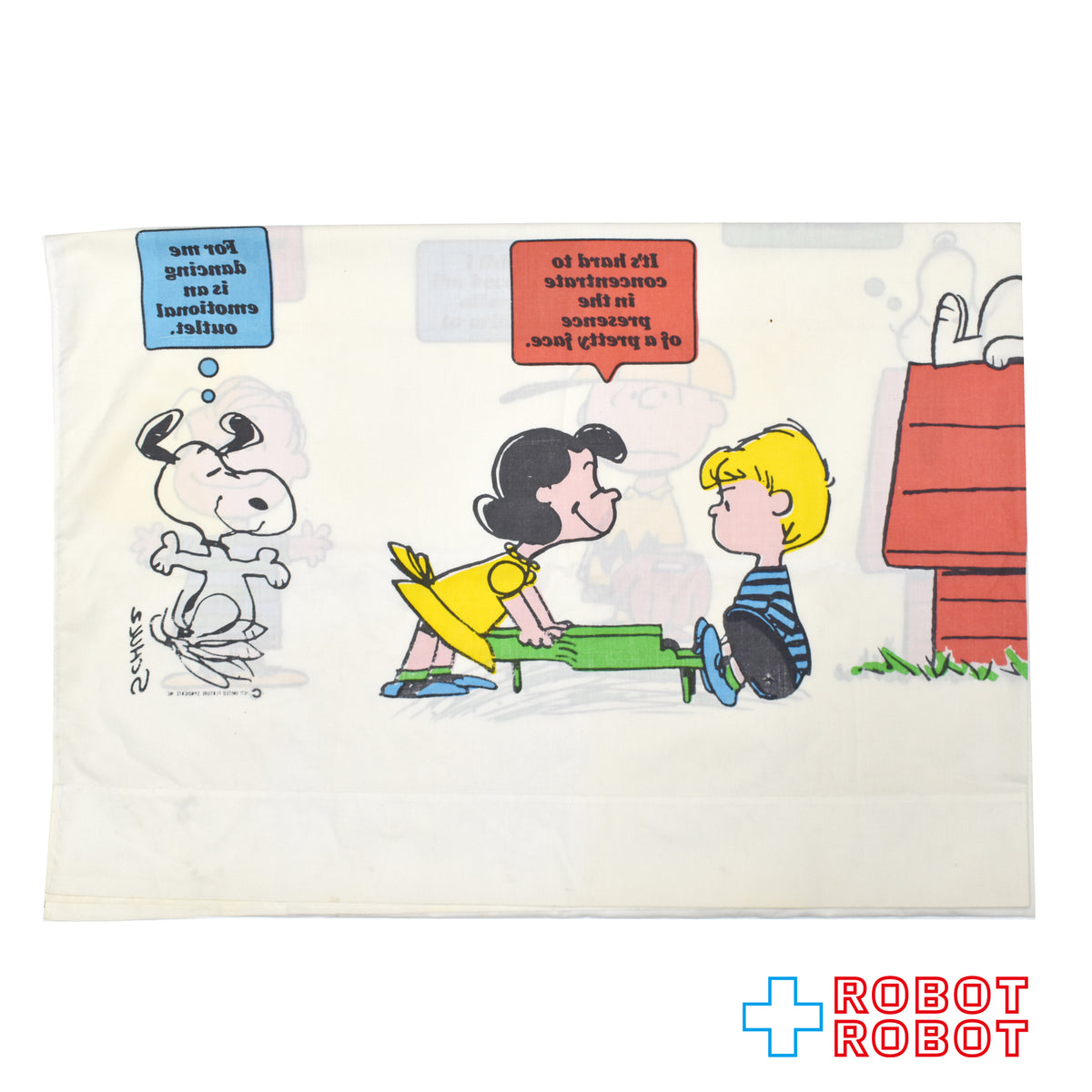 ピーナッツ スヌーピー フラットシーツ 170cm x 240cm 1971年
