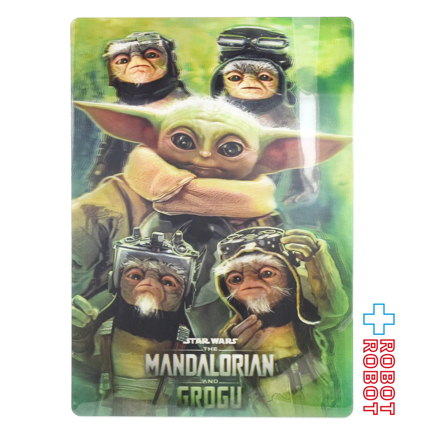インロック スター・ウォーズ マンダロリアン・アンド・グローグー 3D下敷き 未開封