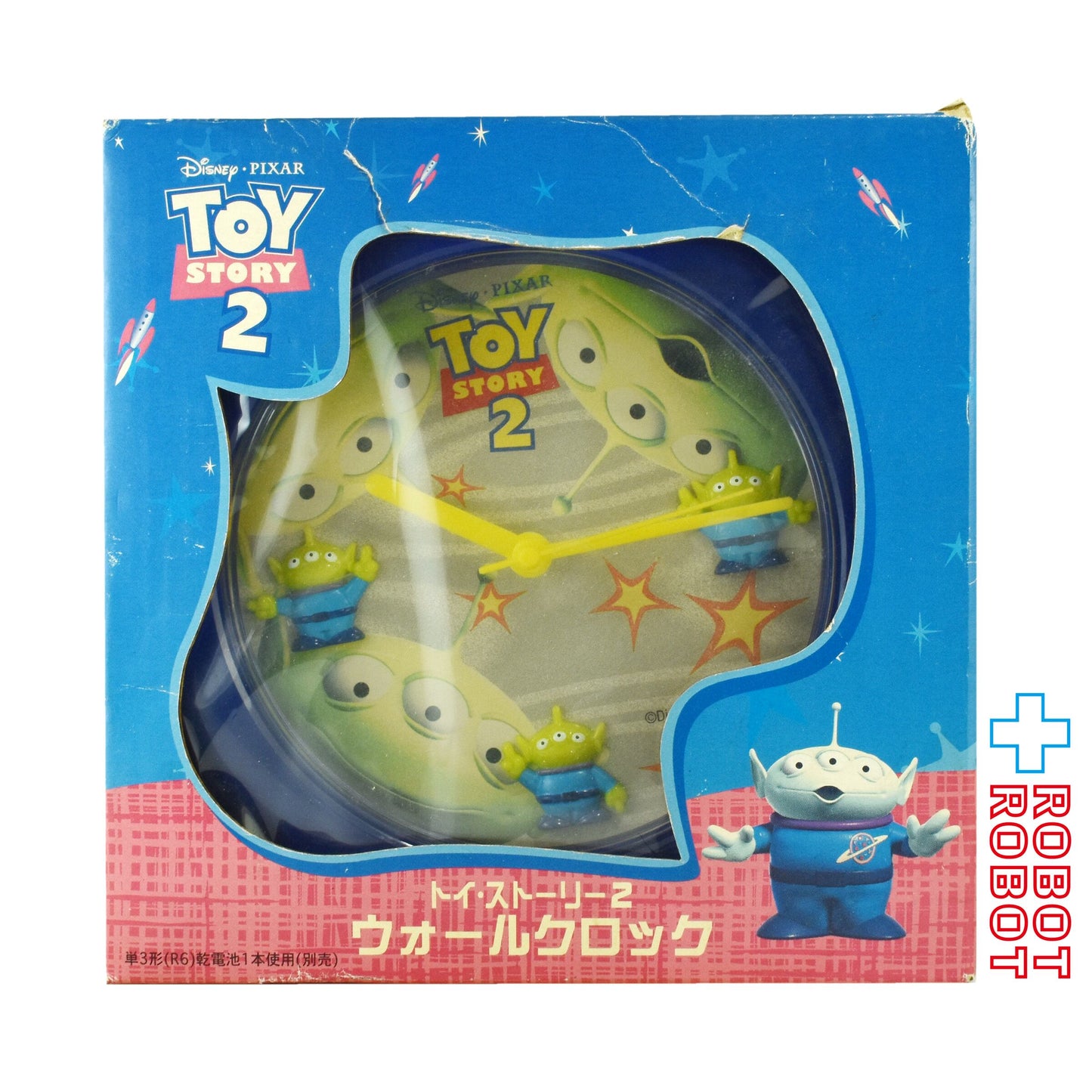 セガ トイ・ストーリー 2 エイリアン ウォールクロック 箱付き