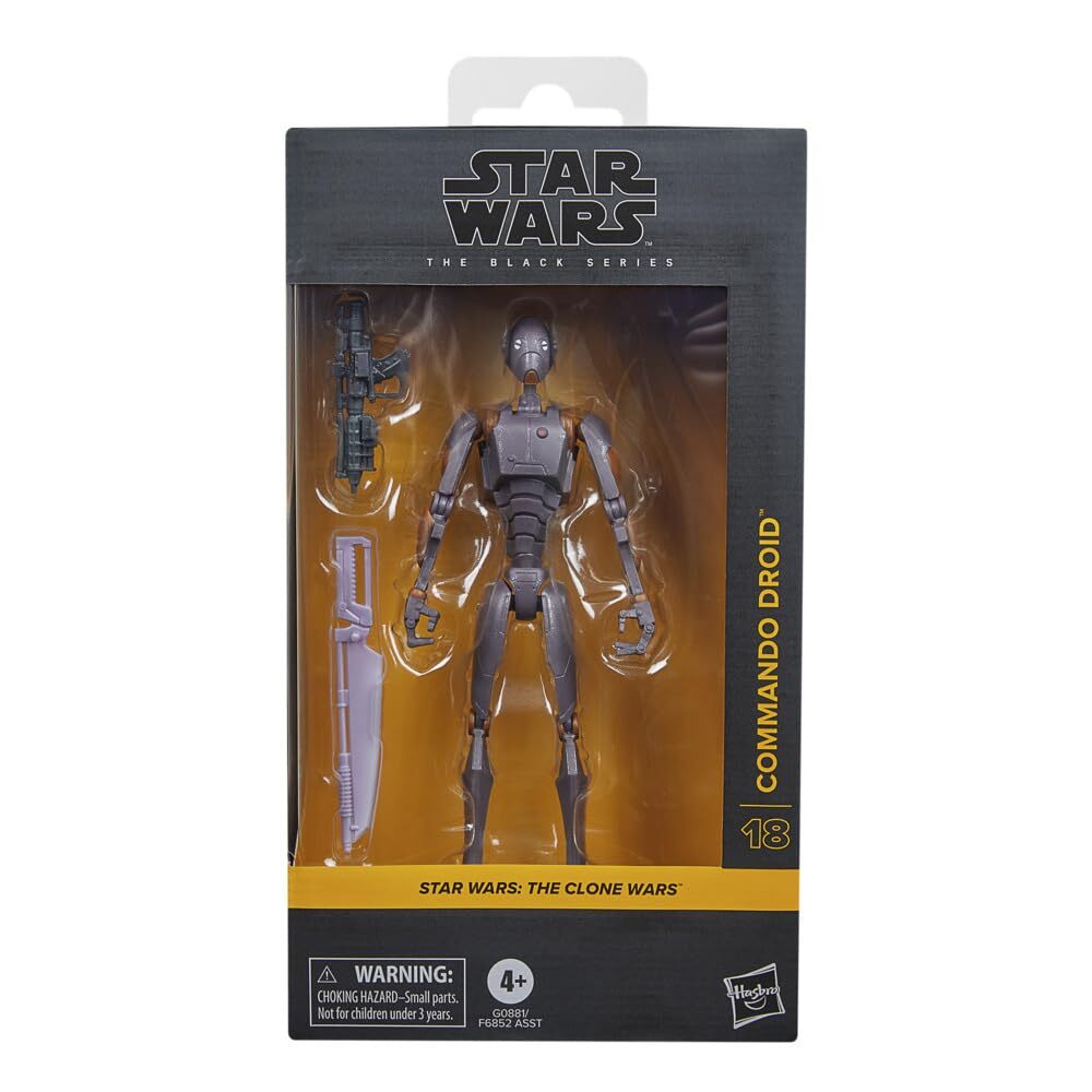 スター・ウォーズ ブラックシリーズ #CW18 コマンダー・ドロイド [クローン・ウォーズ] 6インチ アクションフィギュア 未開封