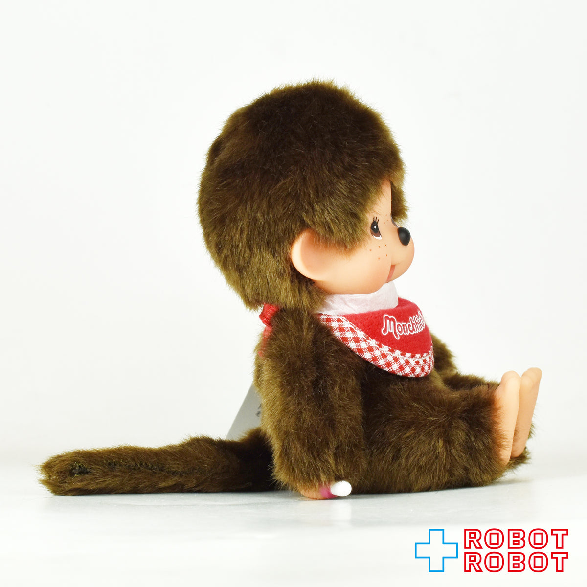セキグチ モンチッチ プレミアムスタンダード SS ブラウン 男の子 お座り ソフビ顔 ぬいぐるみ 紙タグ付き