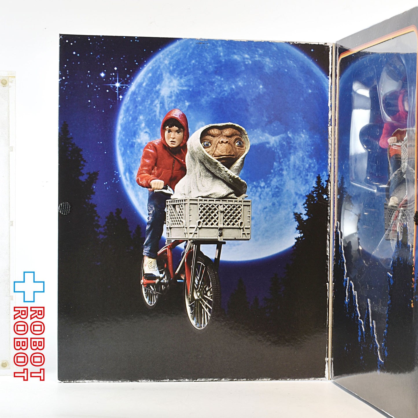 NECA エリオットとE.T. 自転車 7インチ アクションフィギュア 未開封