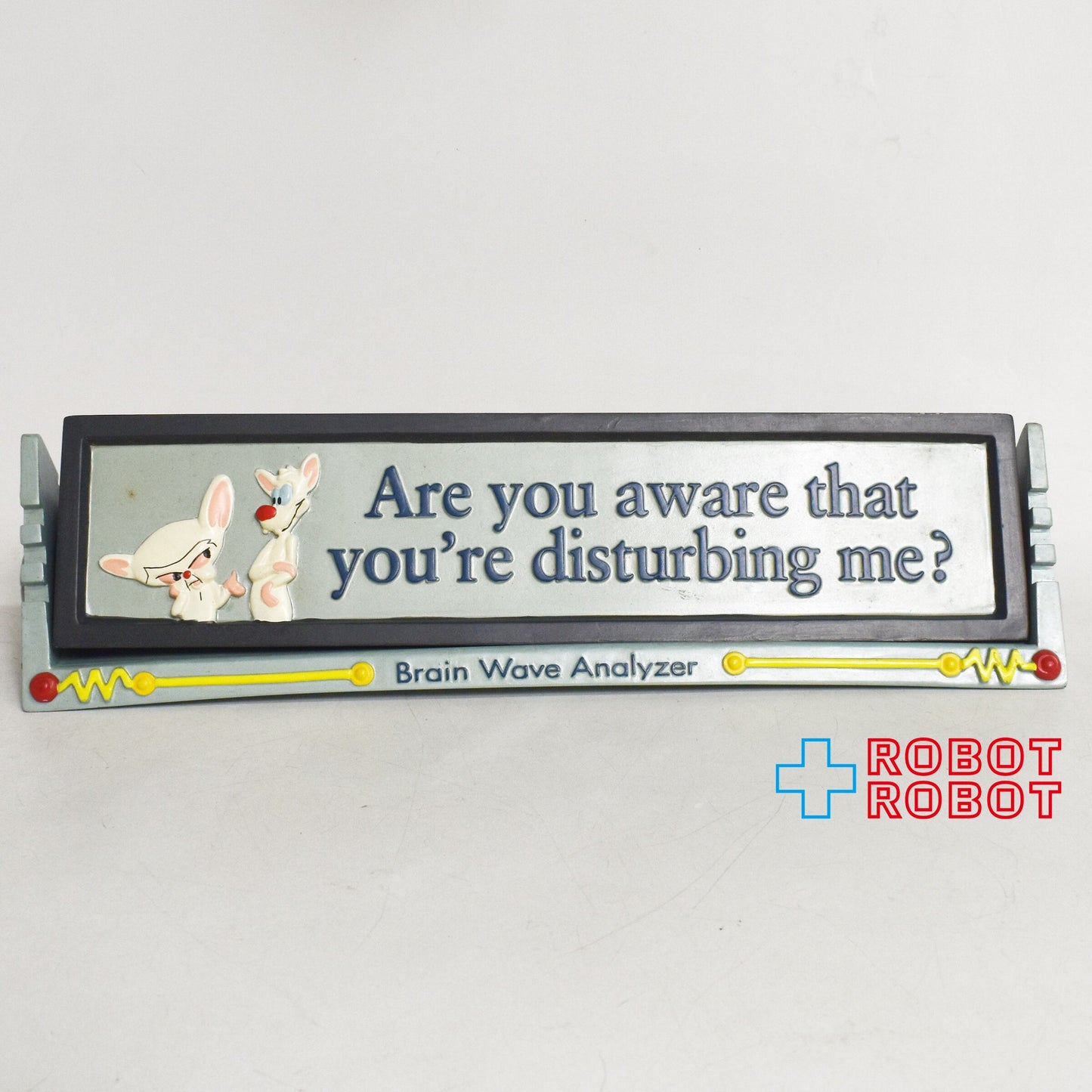 ワーナーブラザーズ・スタジオストア ピンキー & ブレイン デスクサイン 1999